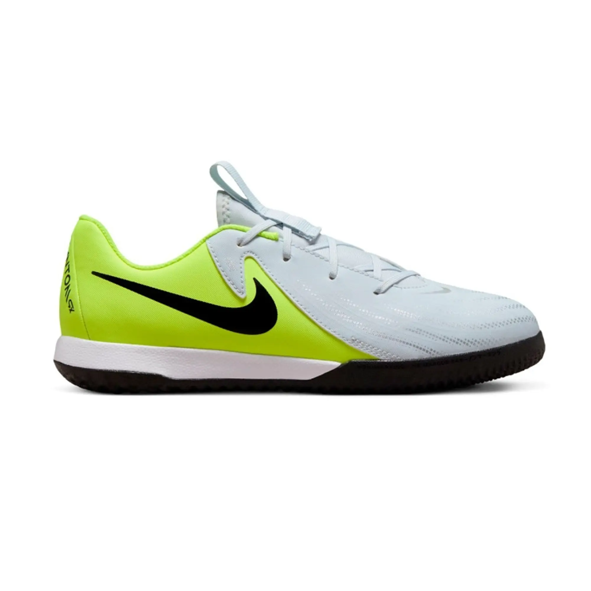 Nike Phantom Gx Ii Academy Ic Mad Voltage - Metallic Silver/Black/Volt Kids - ['Silver', 'Yellow']