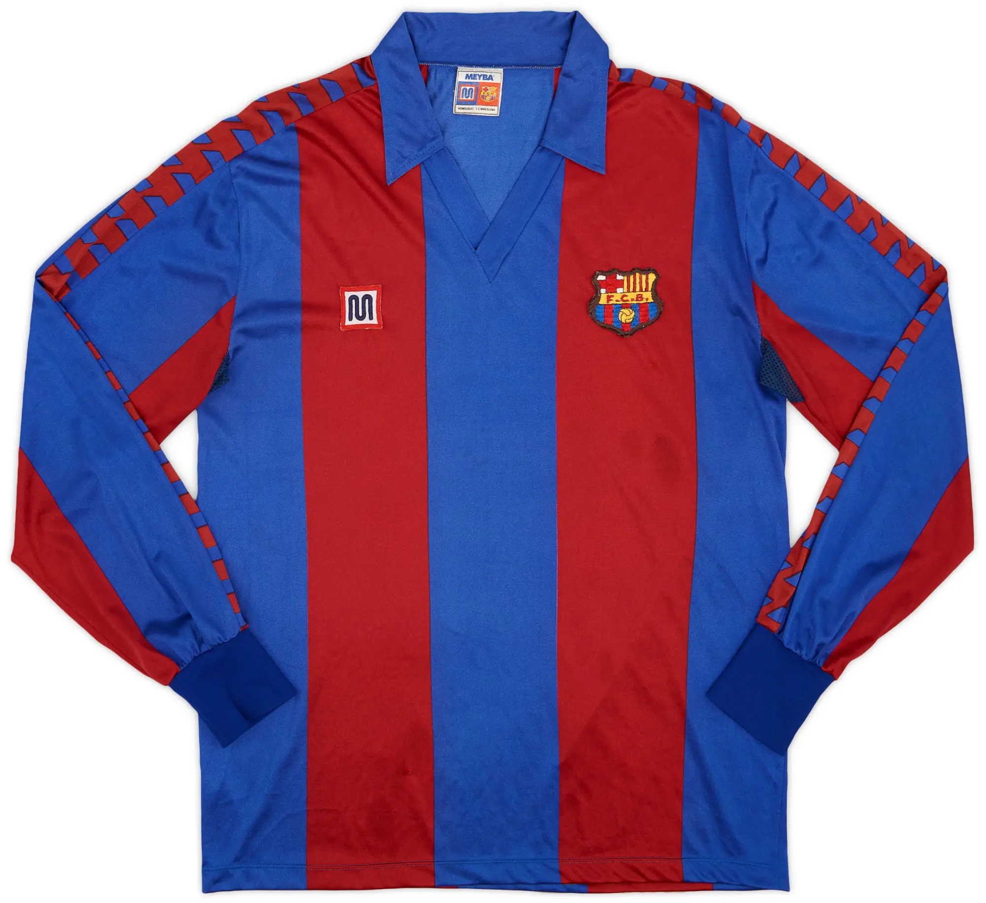 Meyba 1984-89 Barcelona Home L/S Shirt - 5/10 - (M)