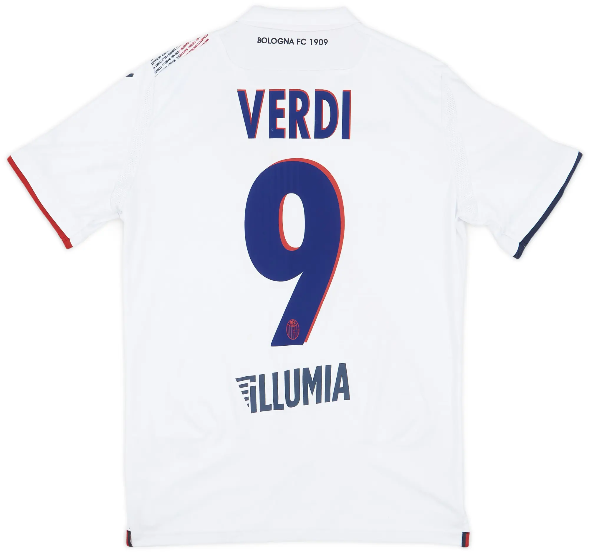 Macron 2017-18 Bologna Away Shirt Verdi #9 - 5/10 - (S)