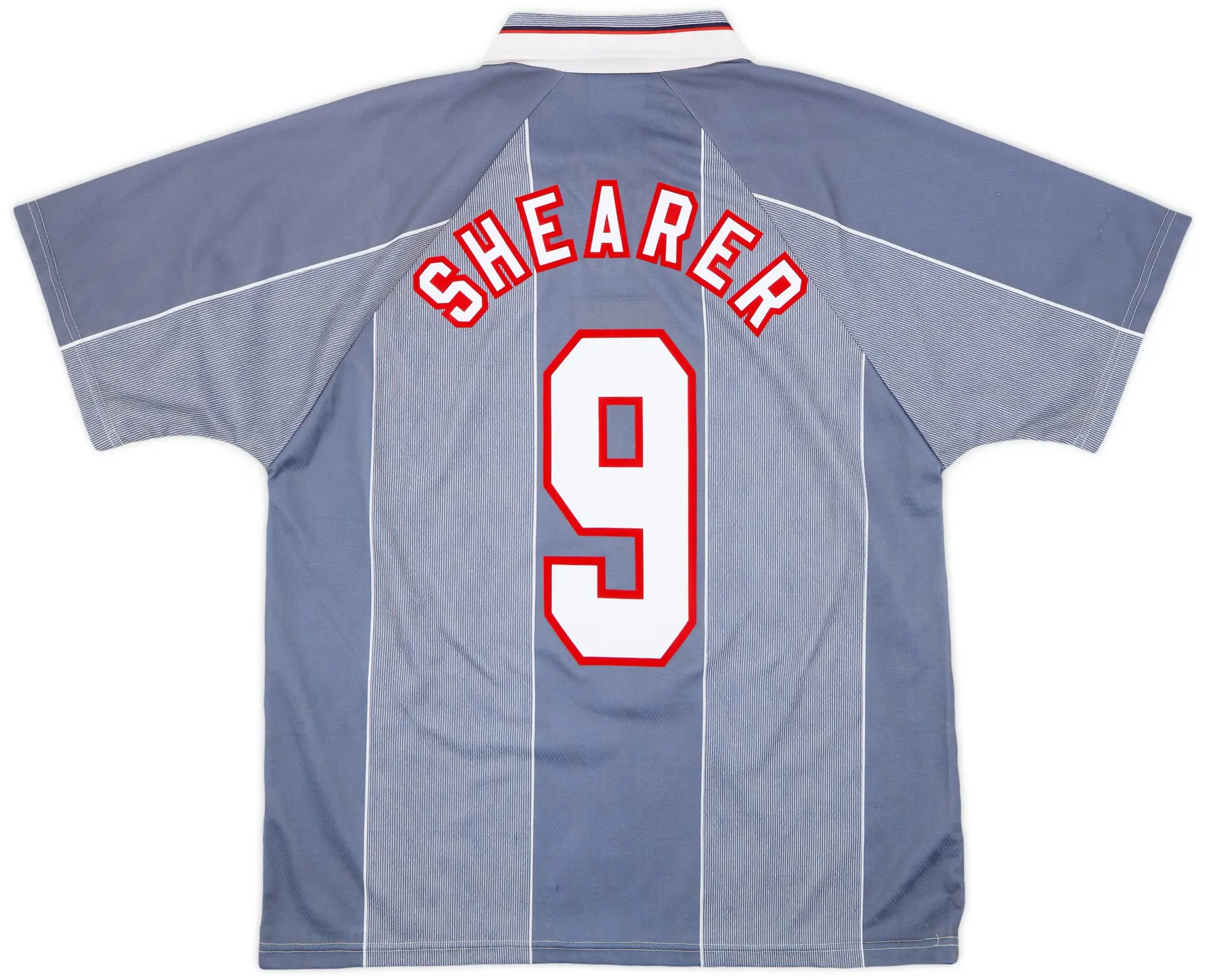 Umbro 1996-97 England Away Shirt Shearer #9 - 9/10 - (L)
