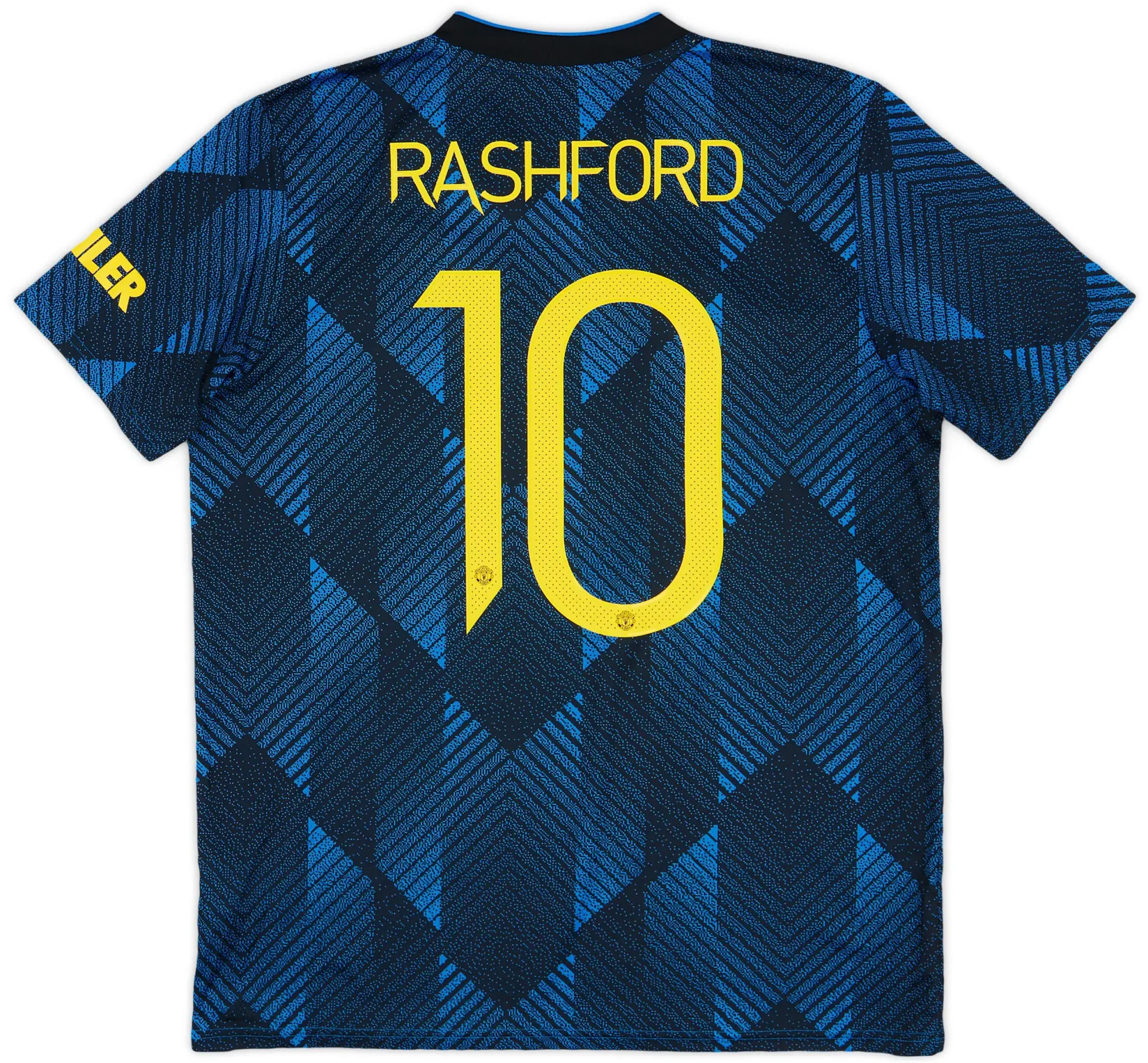 adidas 2021-22 Manchester United Third Shirt Rashford #10 - 10/10 - (L)