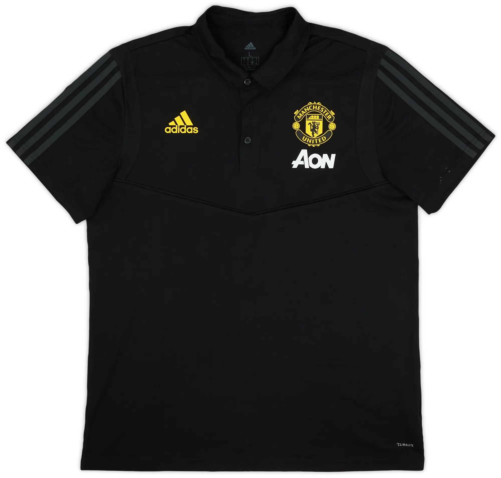 2019-20 Manchester United adidas Polo Shirt - 8/10 - (L)