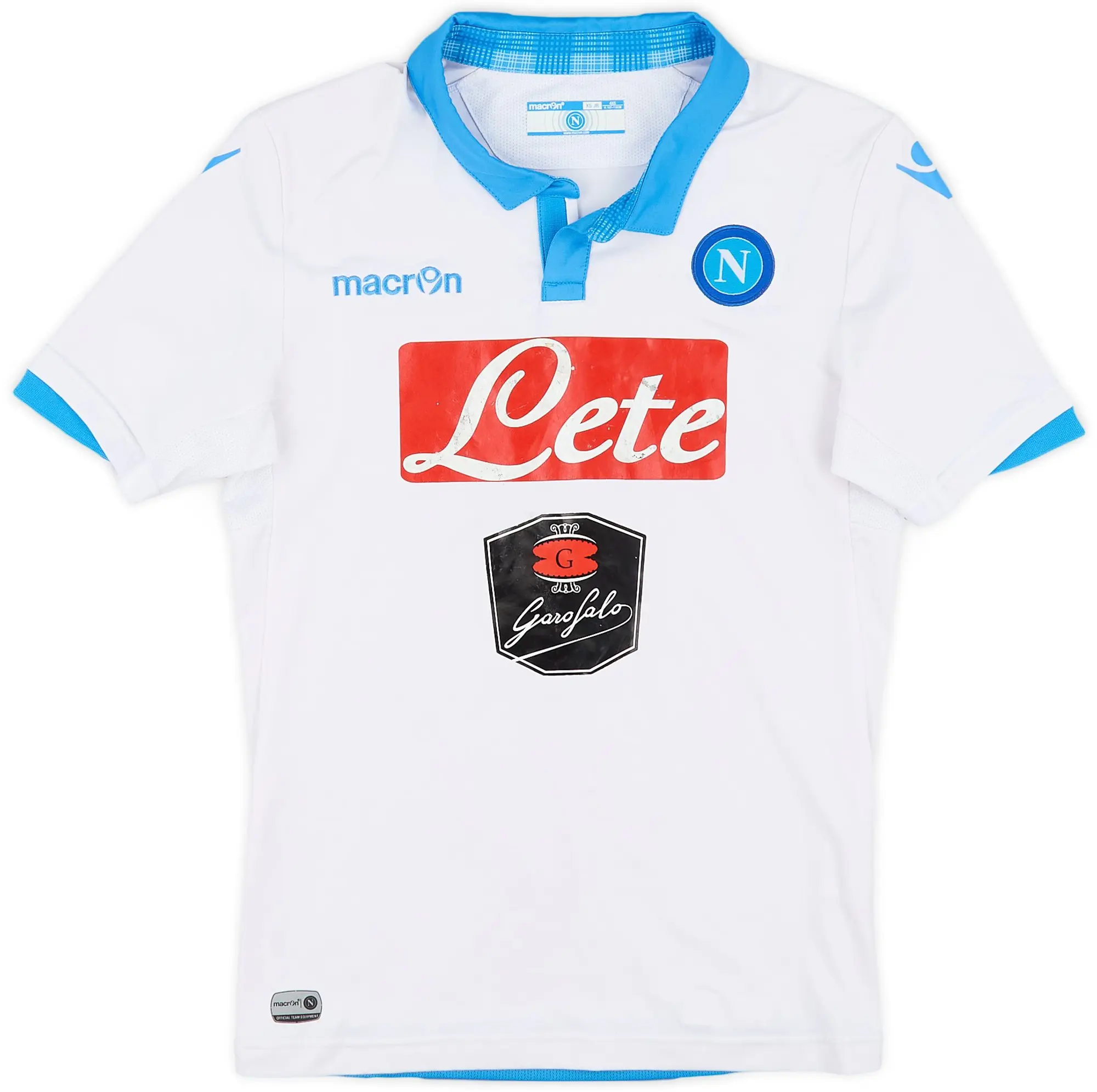 Macron 2014-15 Napoli Third Shirt #9 - 5/10 - (XS)