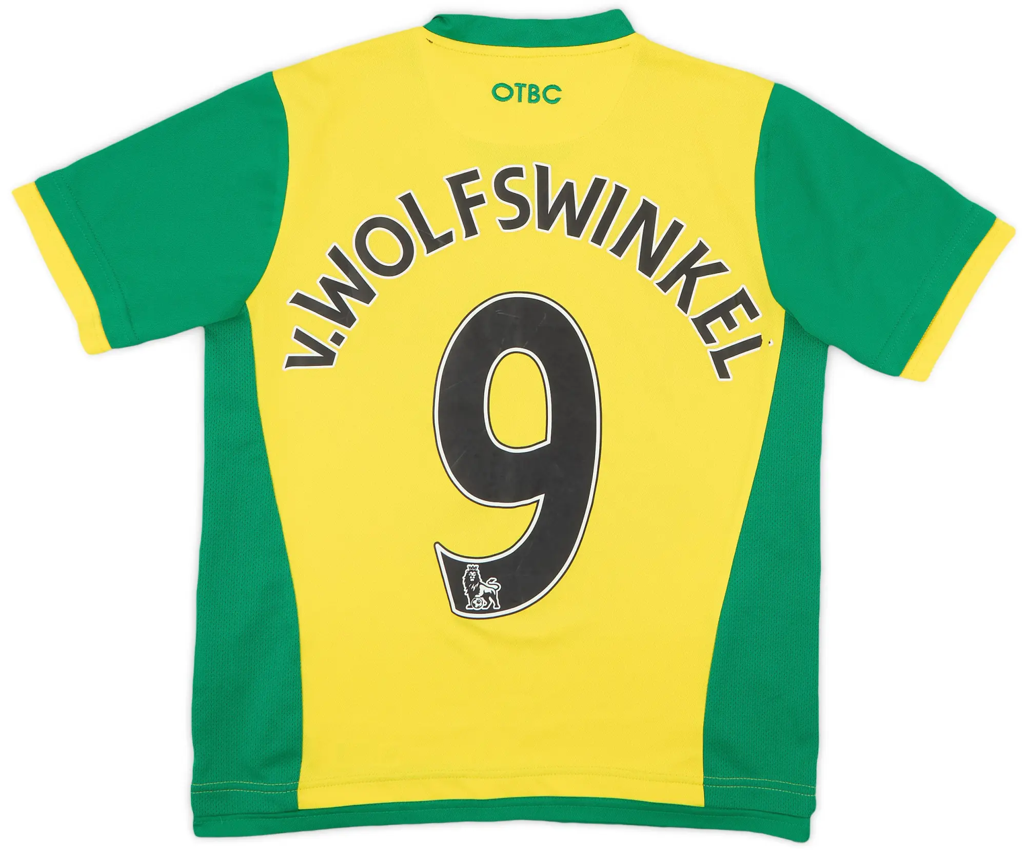 Errea 2013-14 Norwich Home Shirt - 6/10 - (XS)