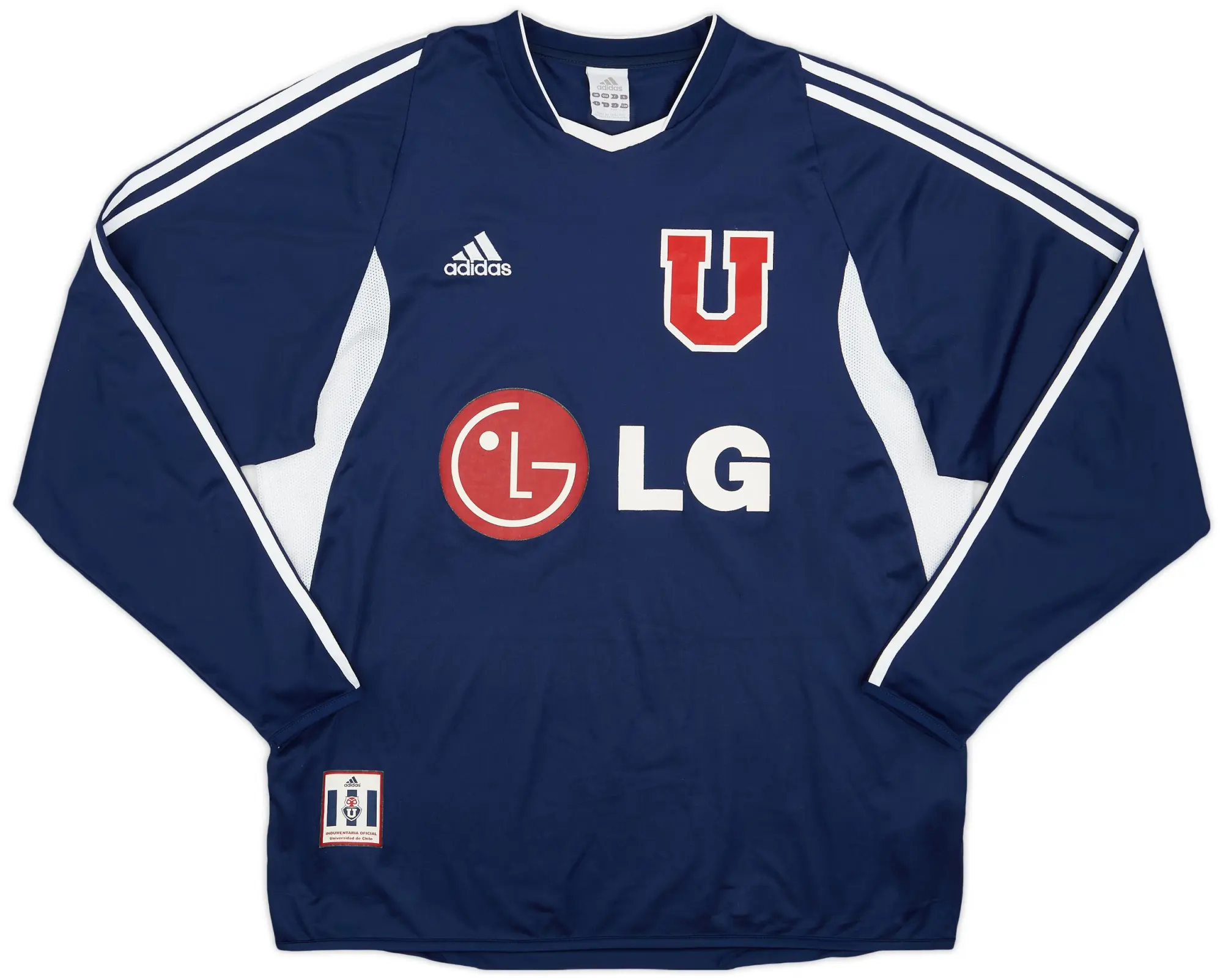 adidas 2003 Universidad de Chile Home L/S Shirt - 8/10 - (L)