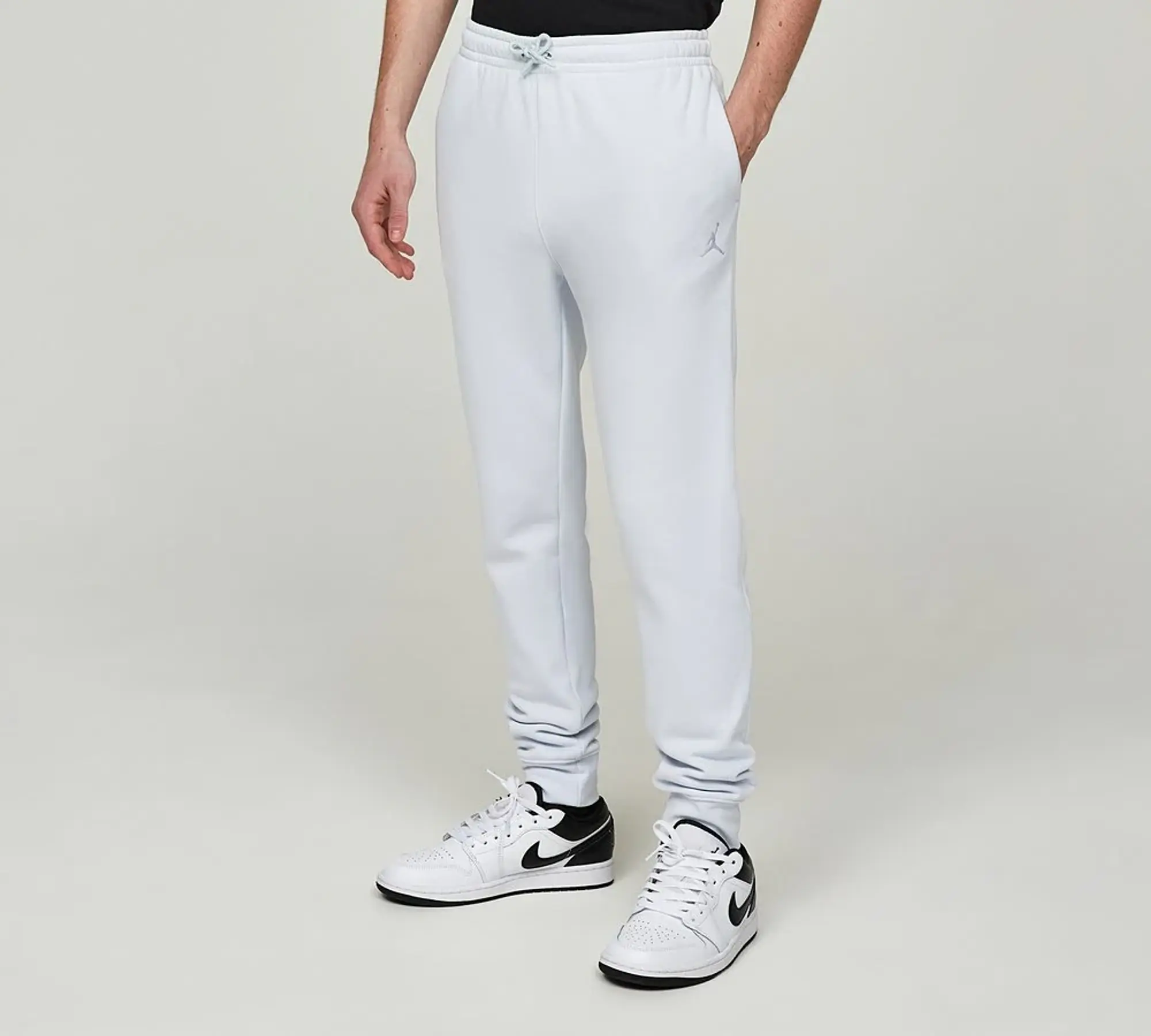 Nike Jordan Jordan Junior Brooklyn Essentials Fleece Pant - White - Size XL/B - White