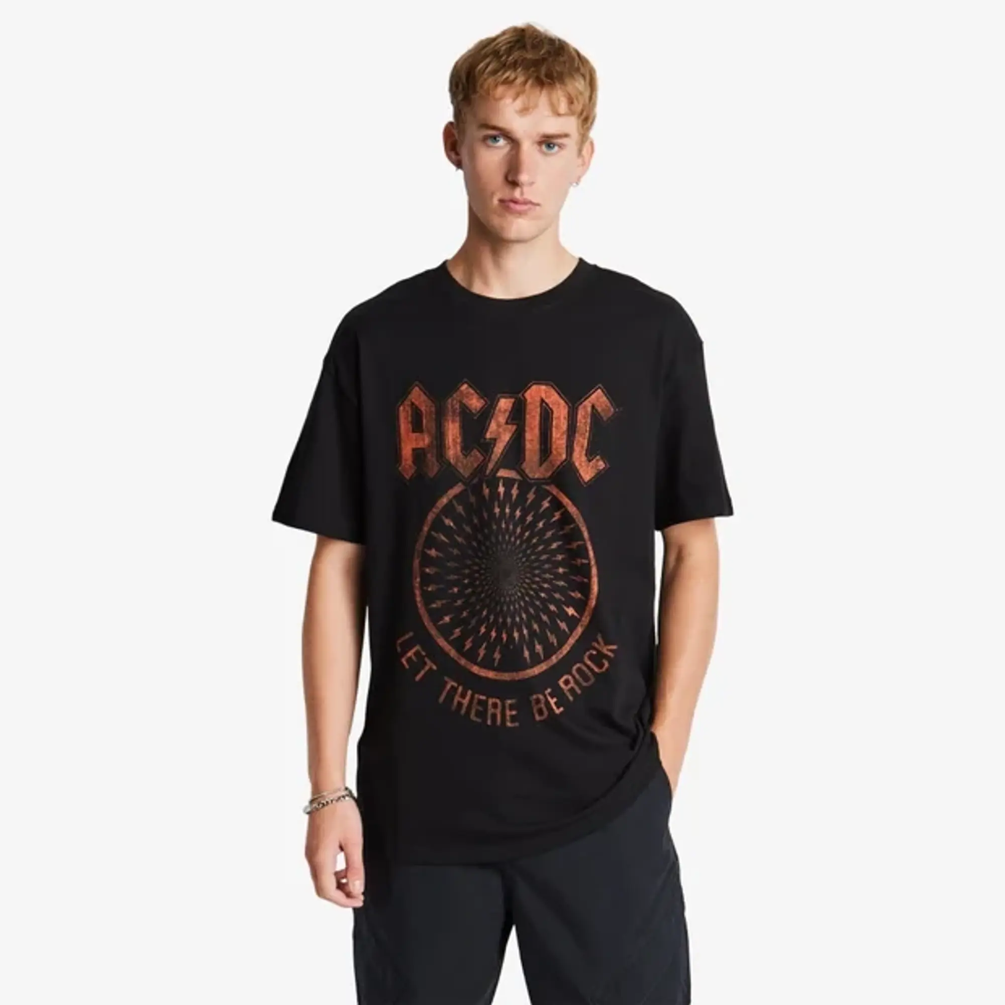 MERCHCODE Ac/dc Men T-Shirts - Black