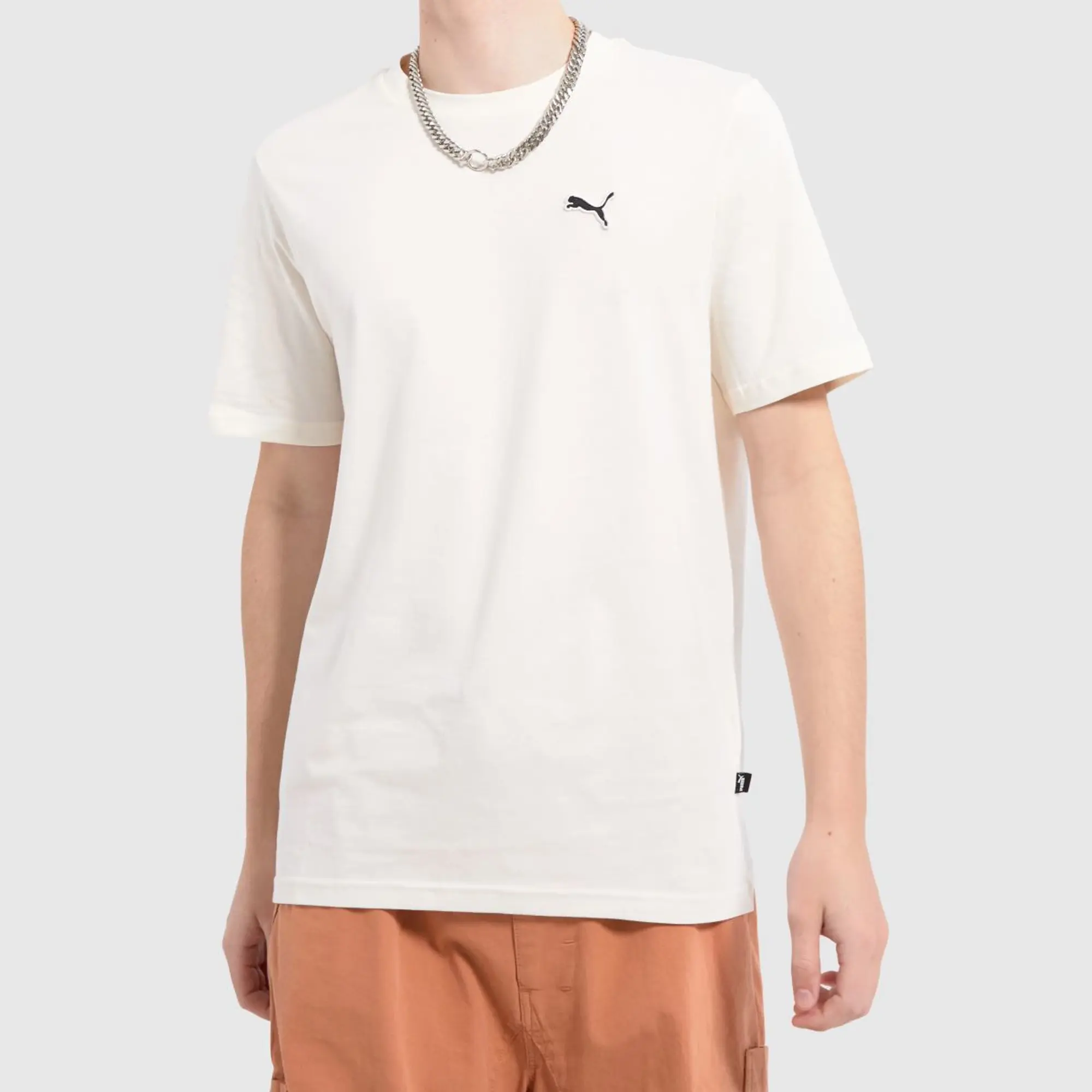 Puma  BETTER ESSENTIALS TEE  men's T shirt in Beige