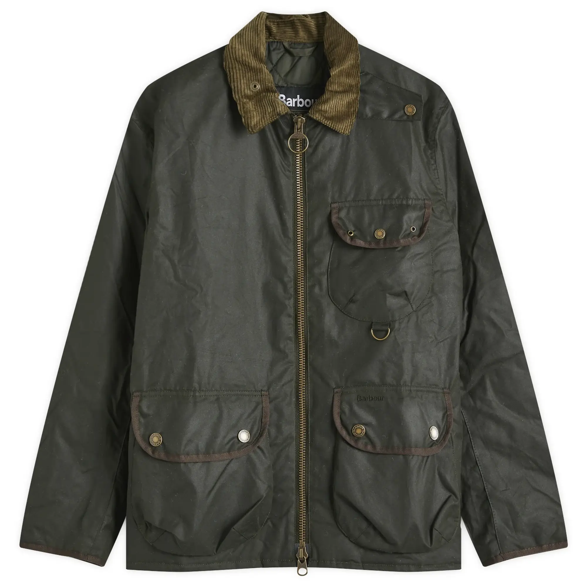 Barbour Men's Angler Wax Jacket Fern