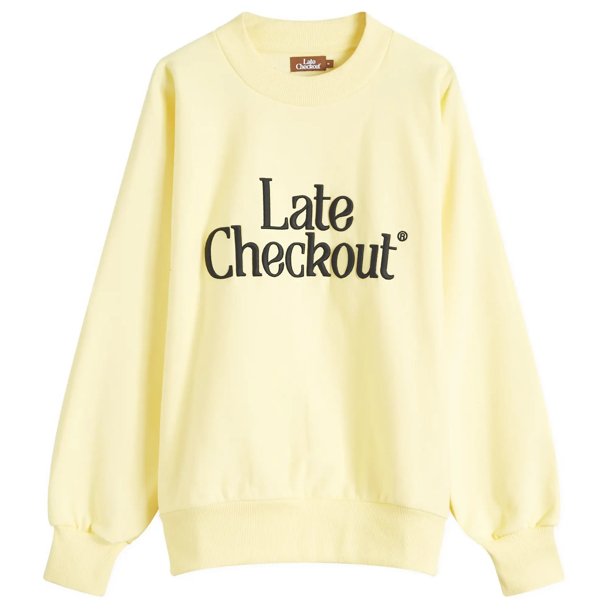 Late Checkout Men's LC Logo Crew Sweat Yellow
