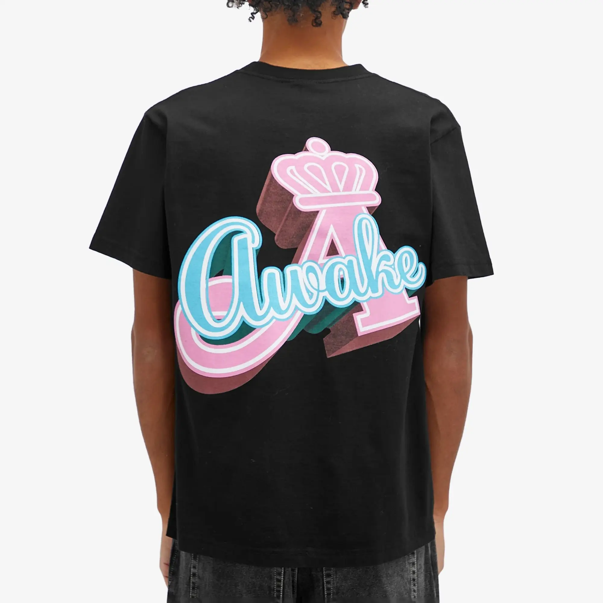 Awake NY Men's Crown A T-Shirt Black