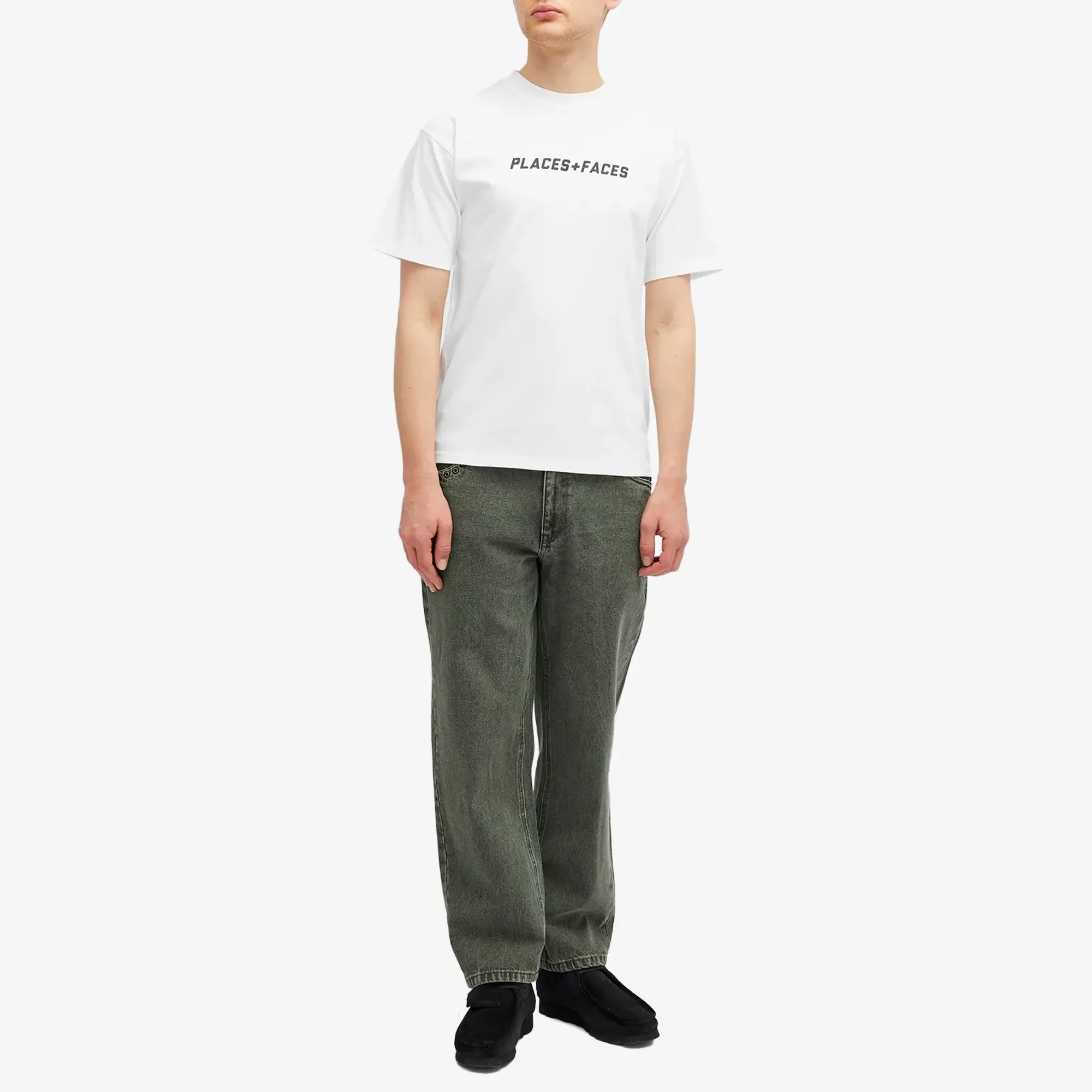 PLACES+FACES Men's Signature Logo T-Shirt White