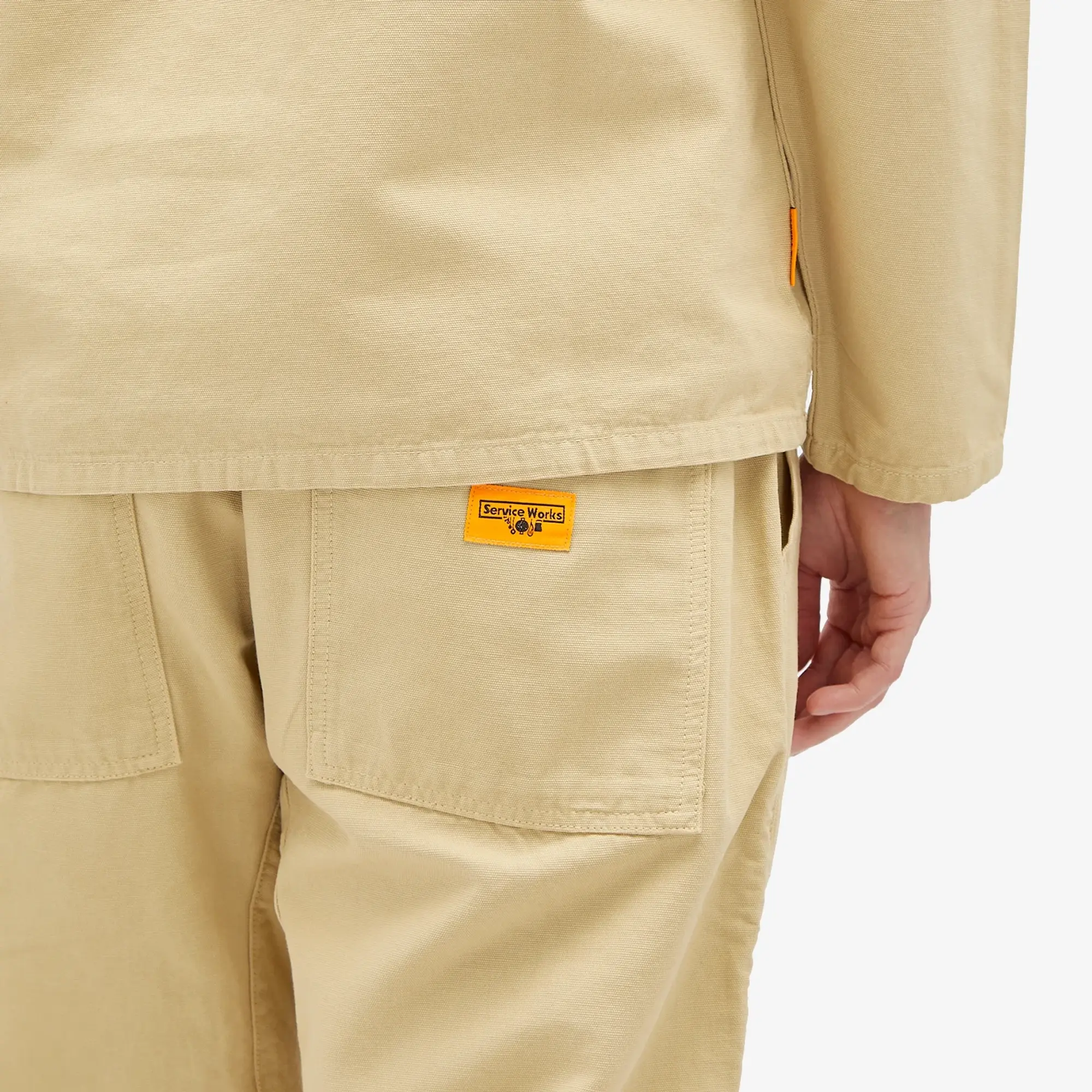 Service Works Canvas Chef Pants, Cream