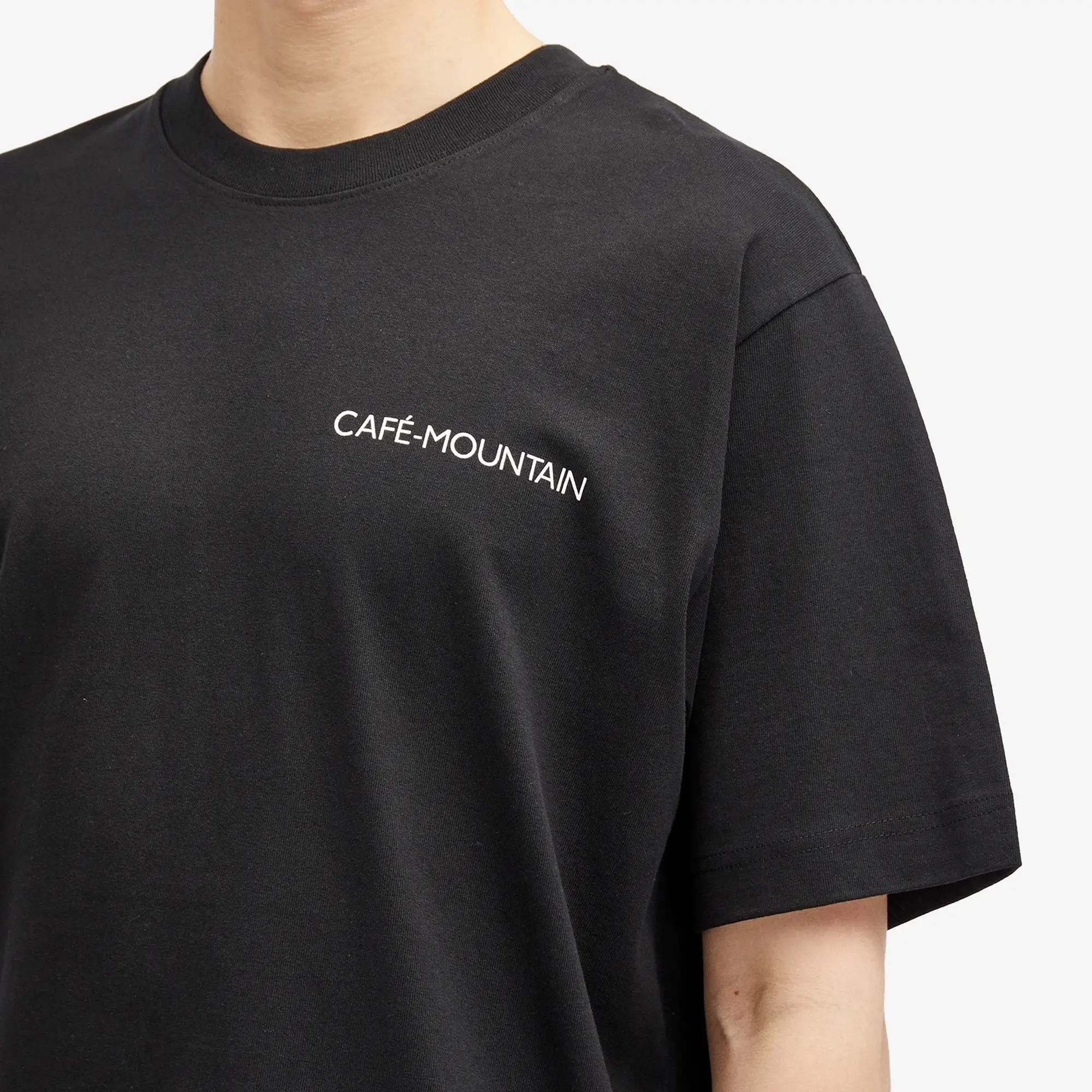 Café Mountain Men's Clubhouse T-Shirt Black