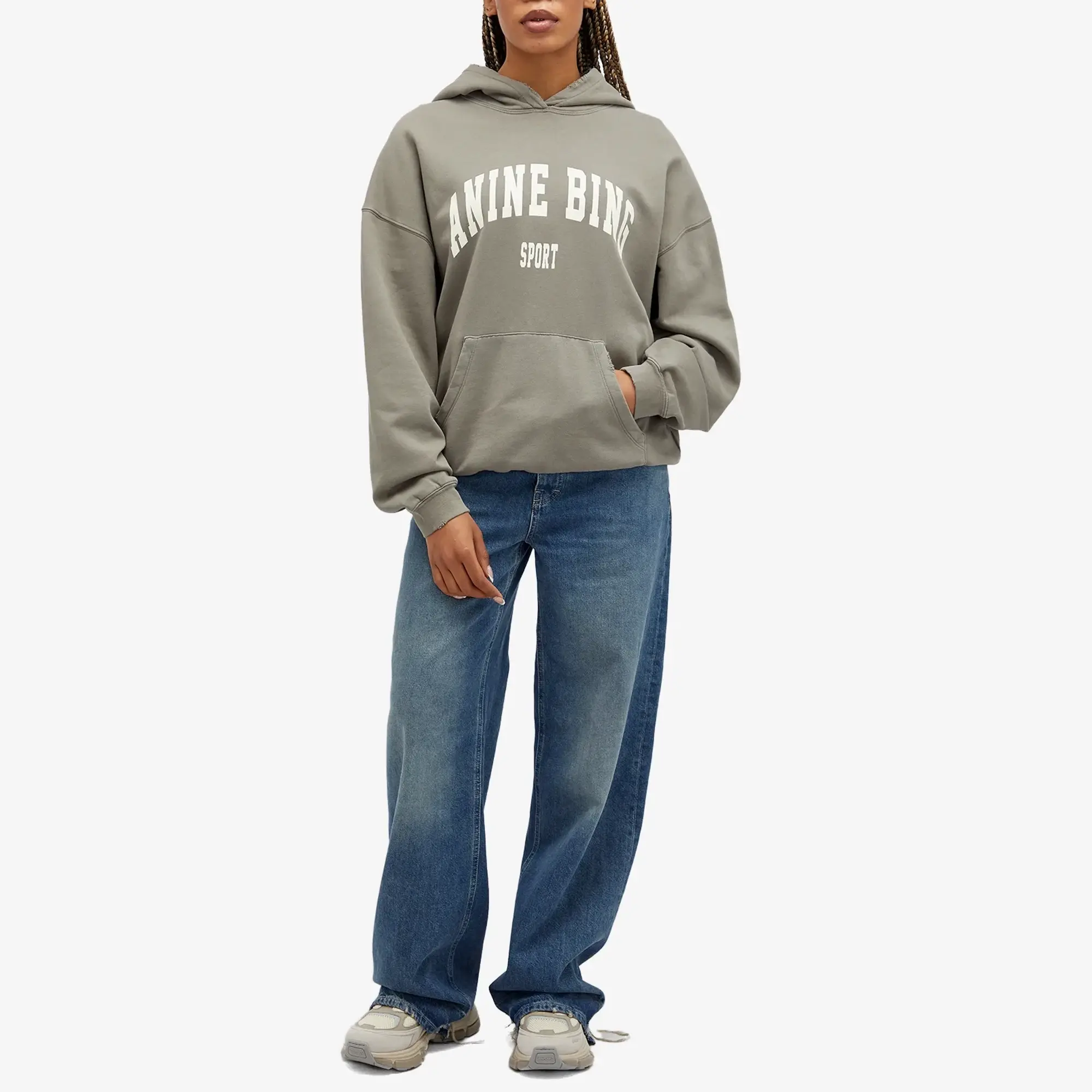 Anine Bing Women's Harvey Sweatshirt Green