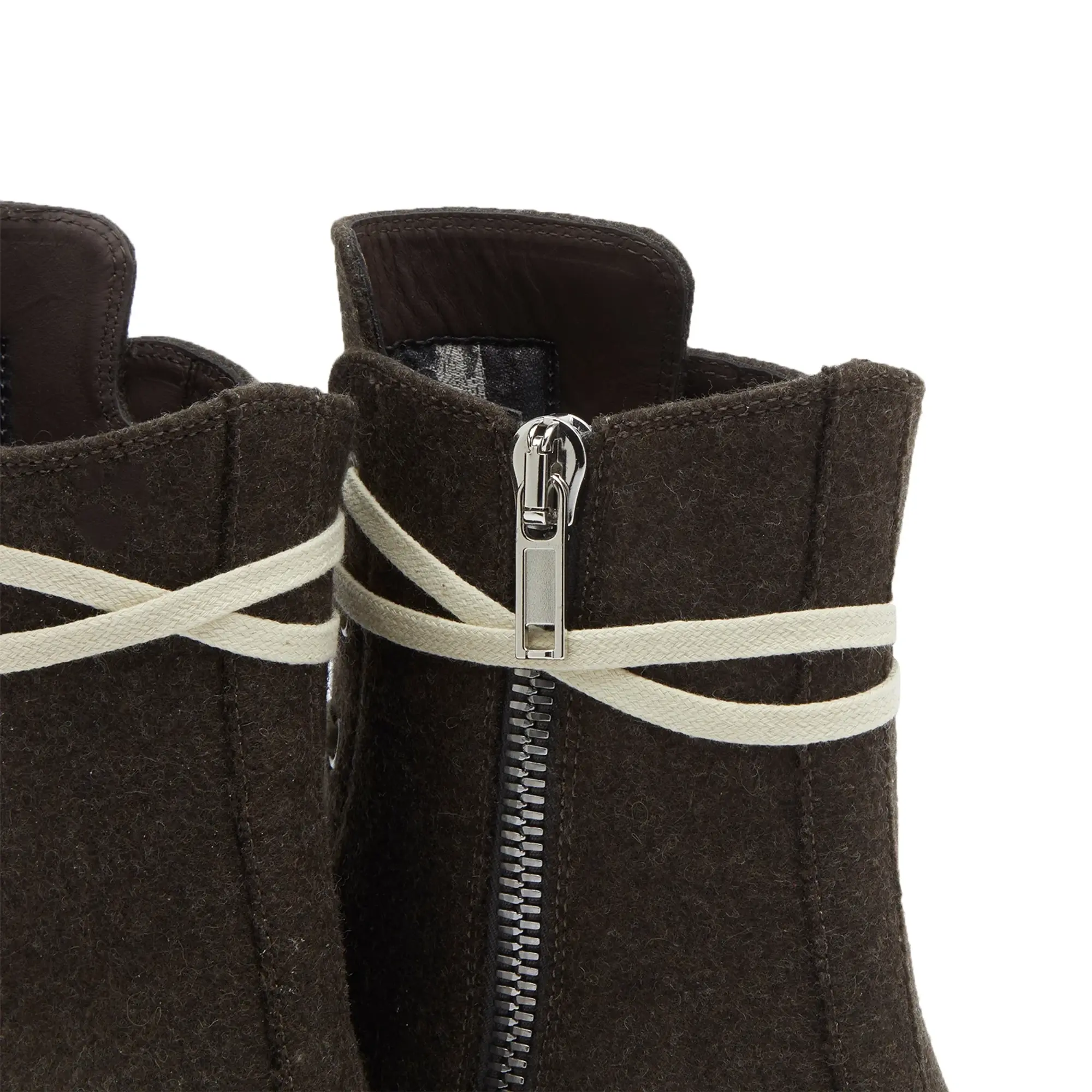 Rick Owens Women's Hi Top Sneakers Brown