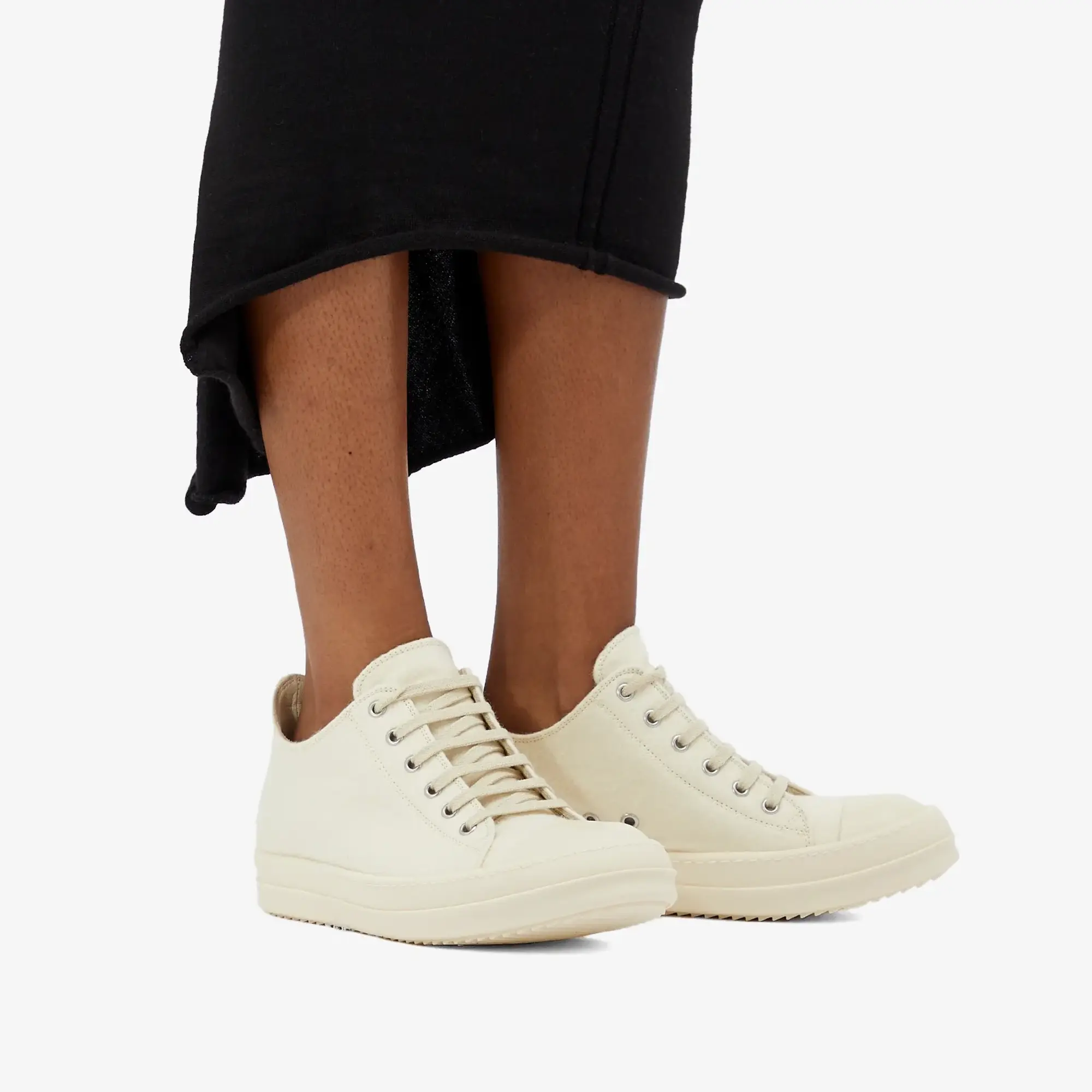 Rick Owens Women's Low Sneakers Milk