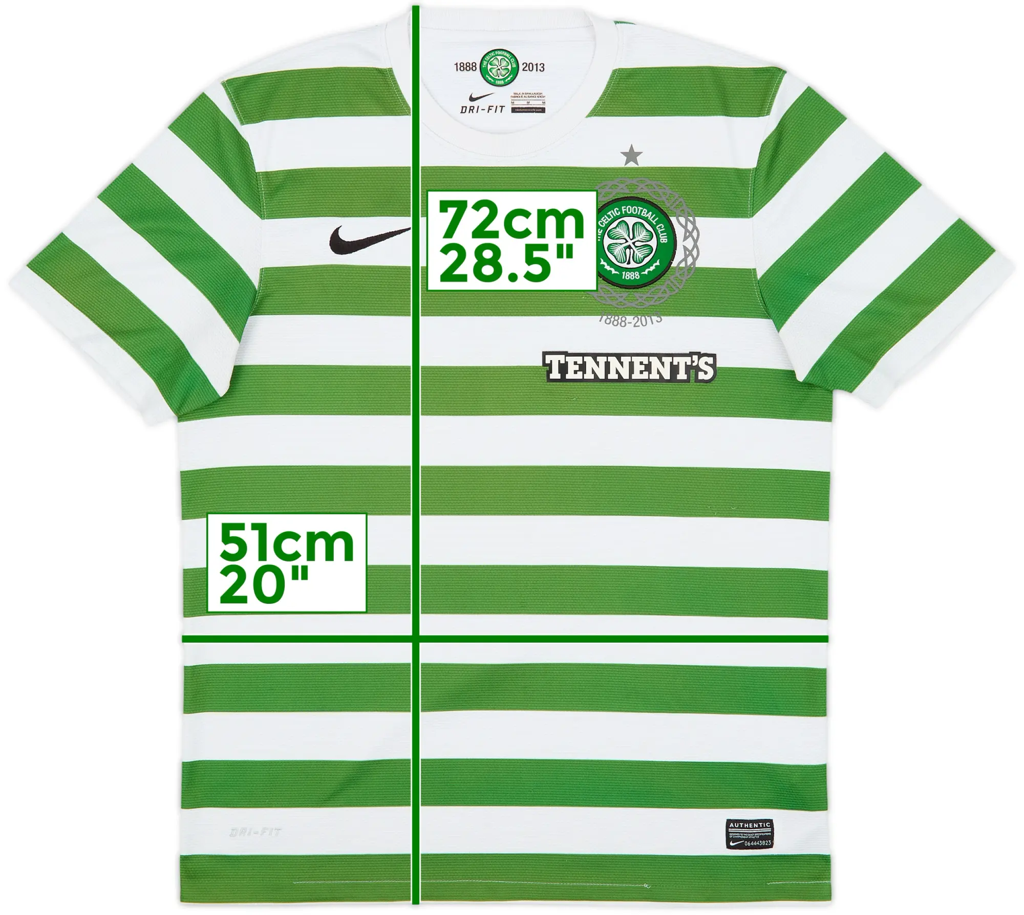 Nike Celtic Mens SS Home Shirt 2012/13