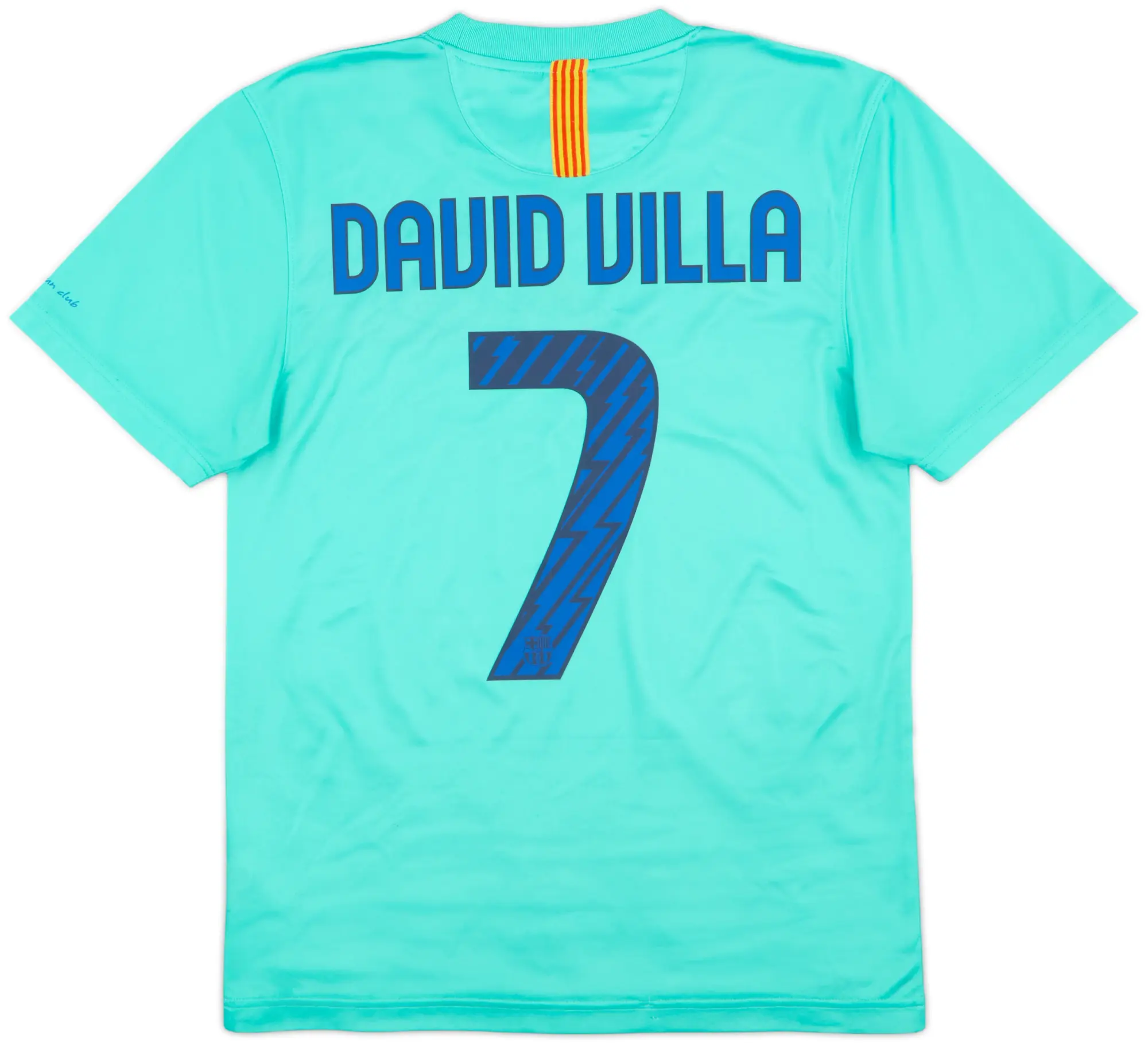 Nike 2010-11 Barcelona Away Shirt Villa #7 - 5/10 - (M)