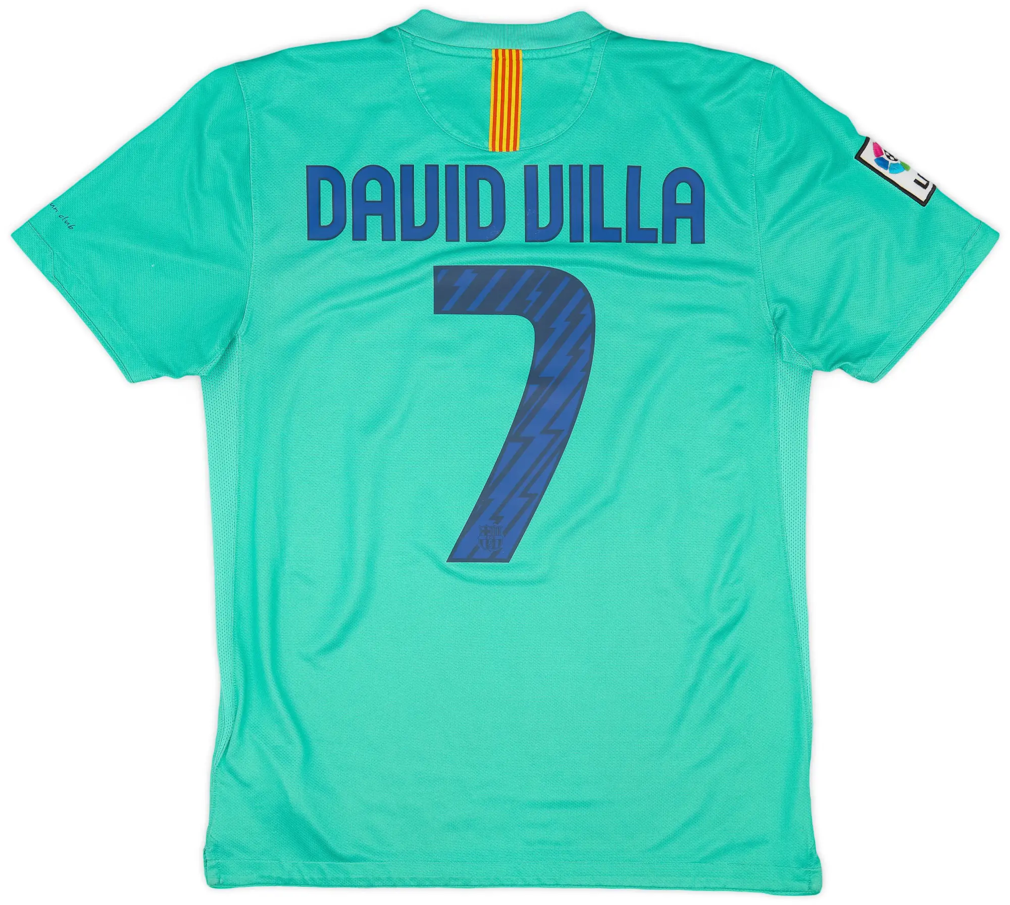 Nike 2010-11 Barcelona Away Shirt Villa #7 - 5/10 - (M)