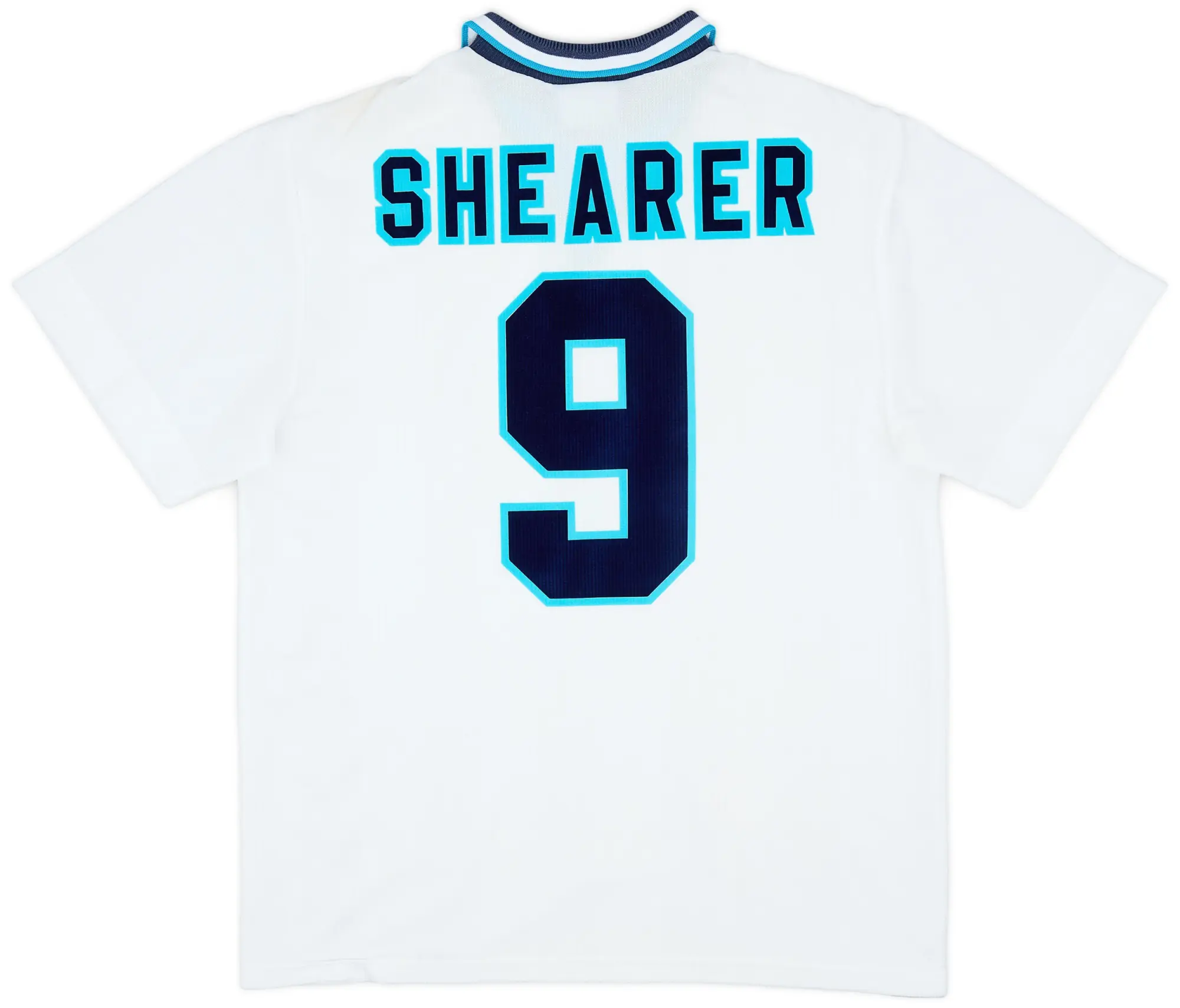 Umbro 1995-97 England Home Shirt Shearer #9 - 8/10 - (L)