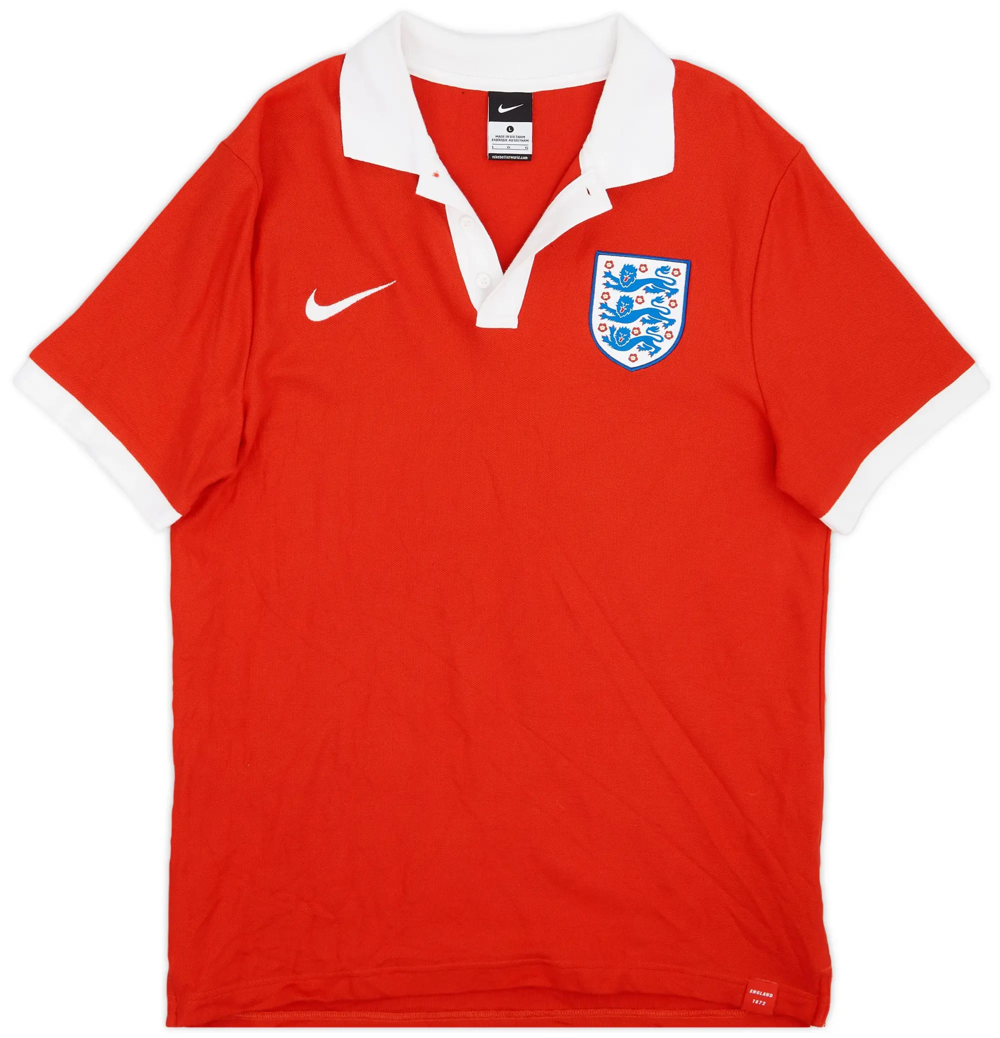 2016-17 England Nike Polo Shirt - 9/10 - (L)