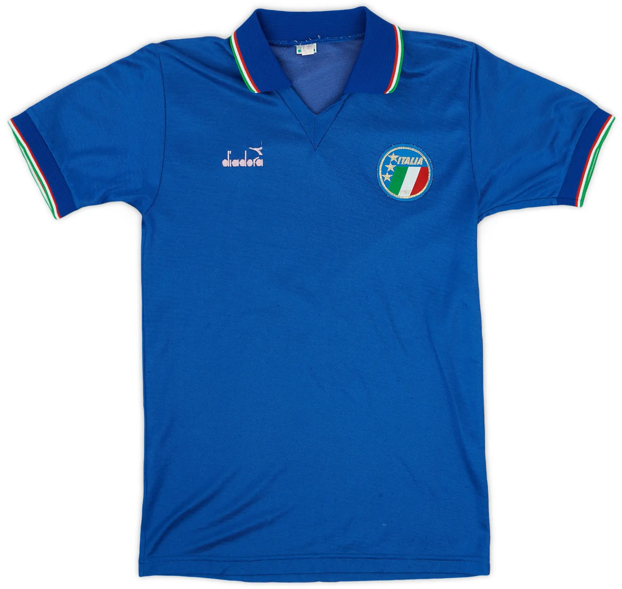 Diadora 1986-88 Italy Home Shirt - 5/10 - (M)