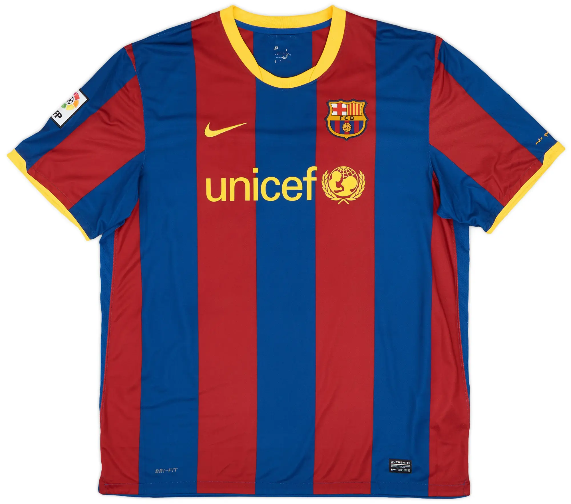 Nike 2010-11 Barcelona Home Shirt Messi #10 - 8/10 - (XXL)