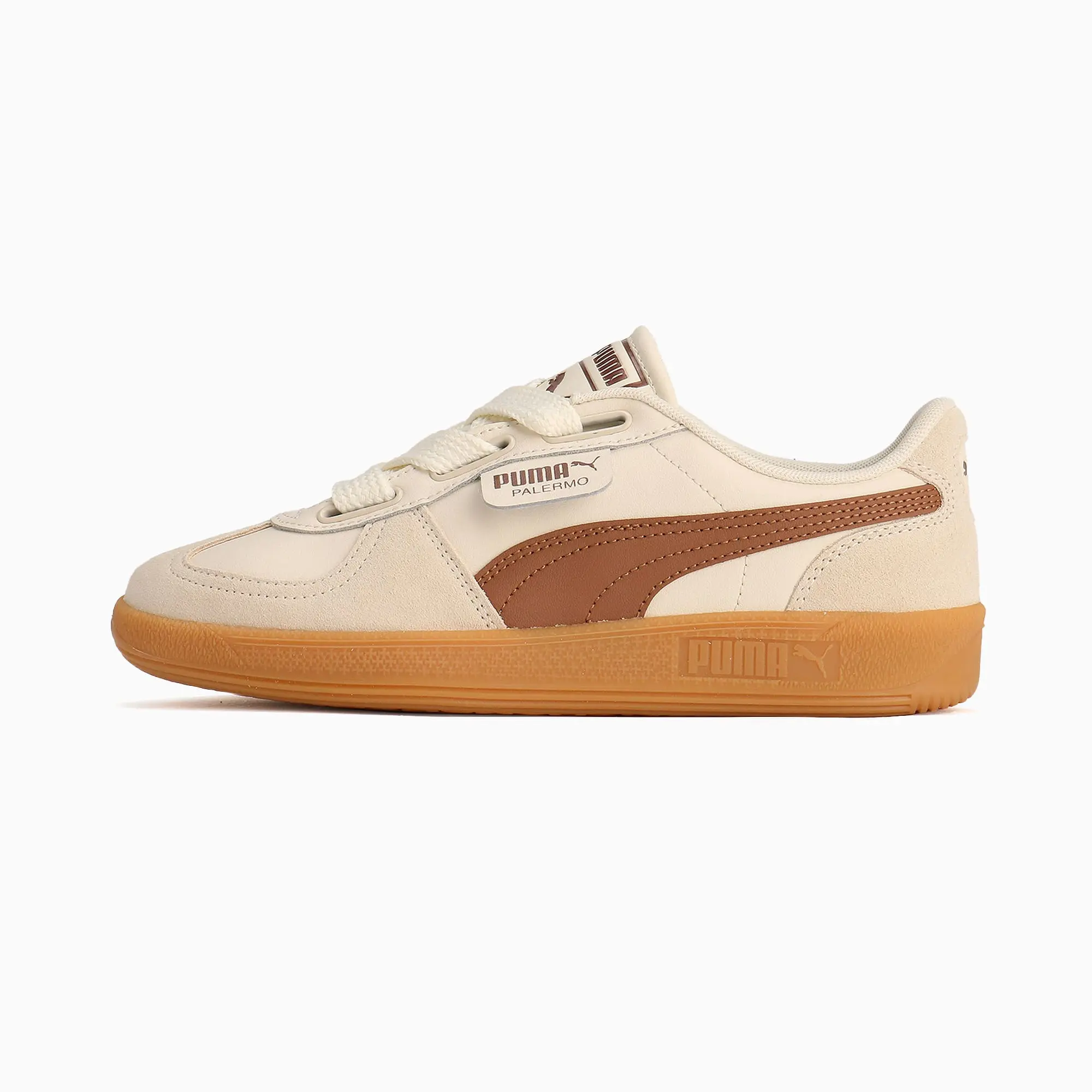 Sneakers Puma Palermo Wide Lace Sd Frosted Ivory-Brown Eur 42.5