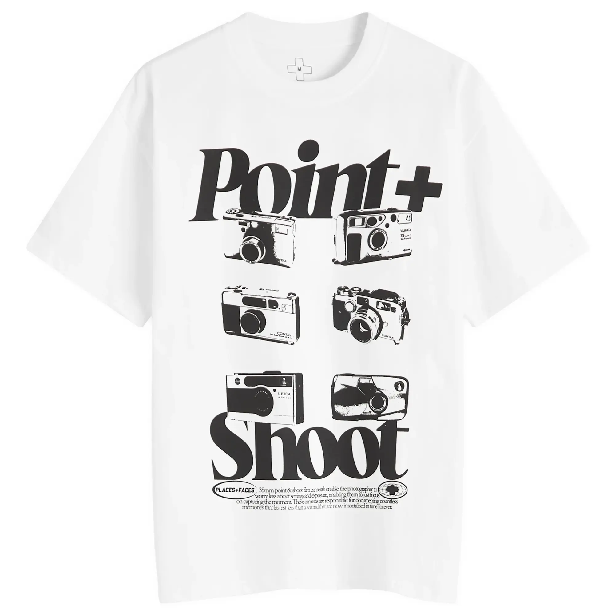 PLACES+FACES Men's Point + Shoot T-Shirt White