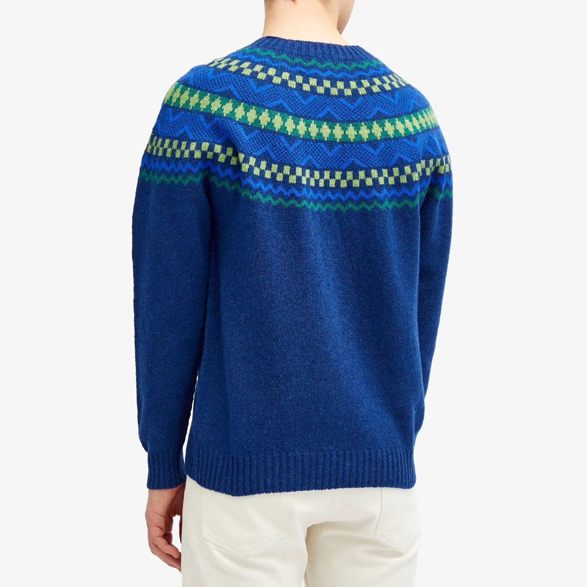 Country Of Origin Men's Soho Fairisle Knit Jumper Cosmic