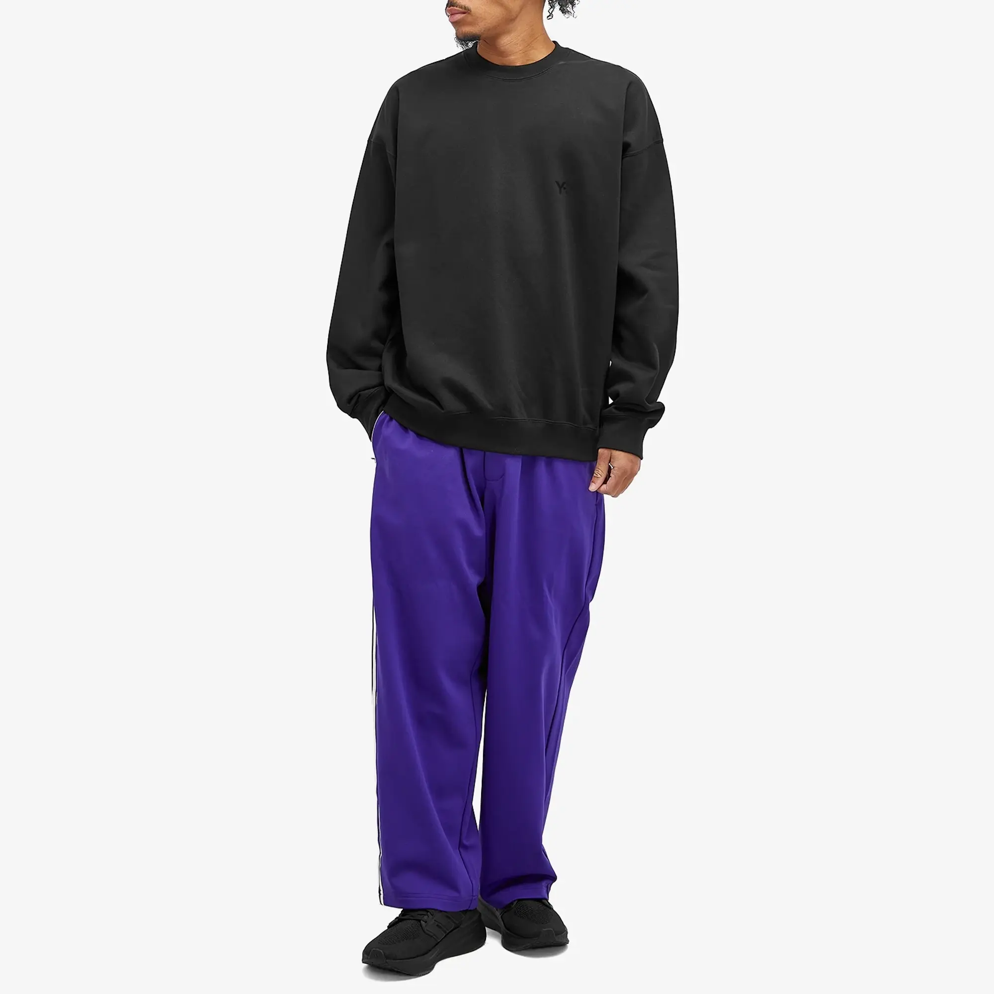 Y-3 Men's Core Logo Crew Sweat Black