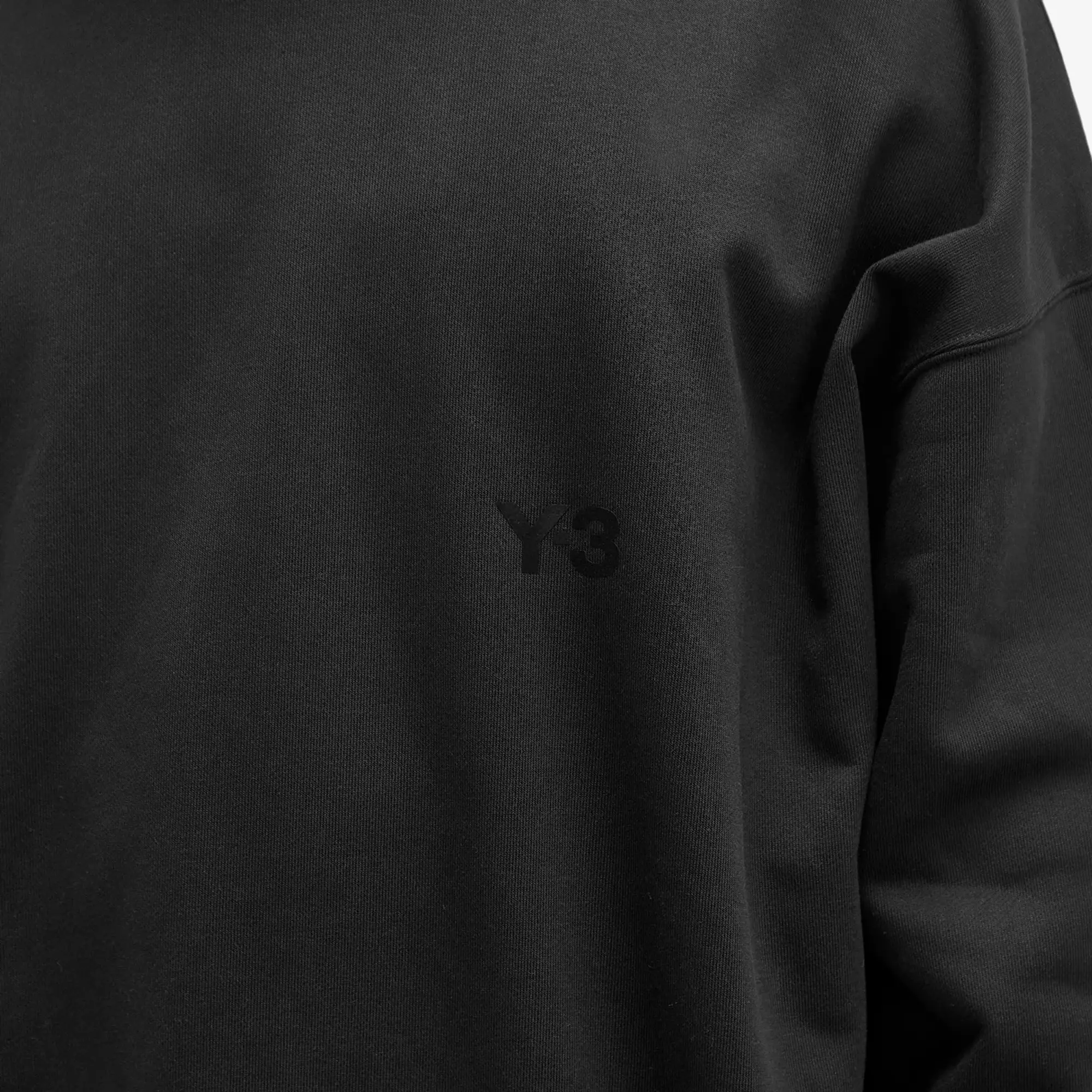 Y-3 Men's Core Logo Crew Sweat Black