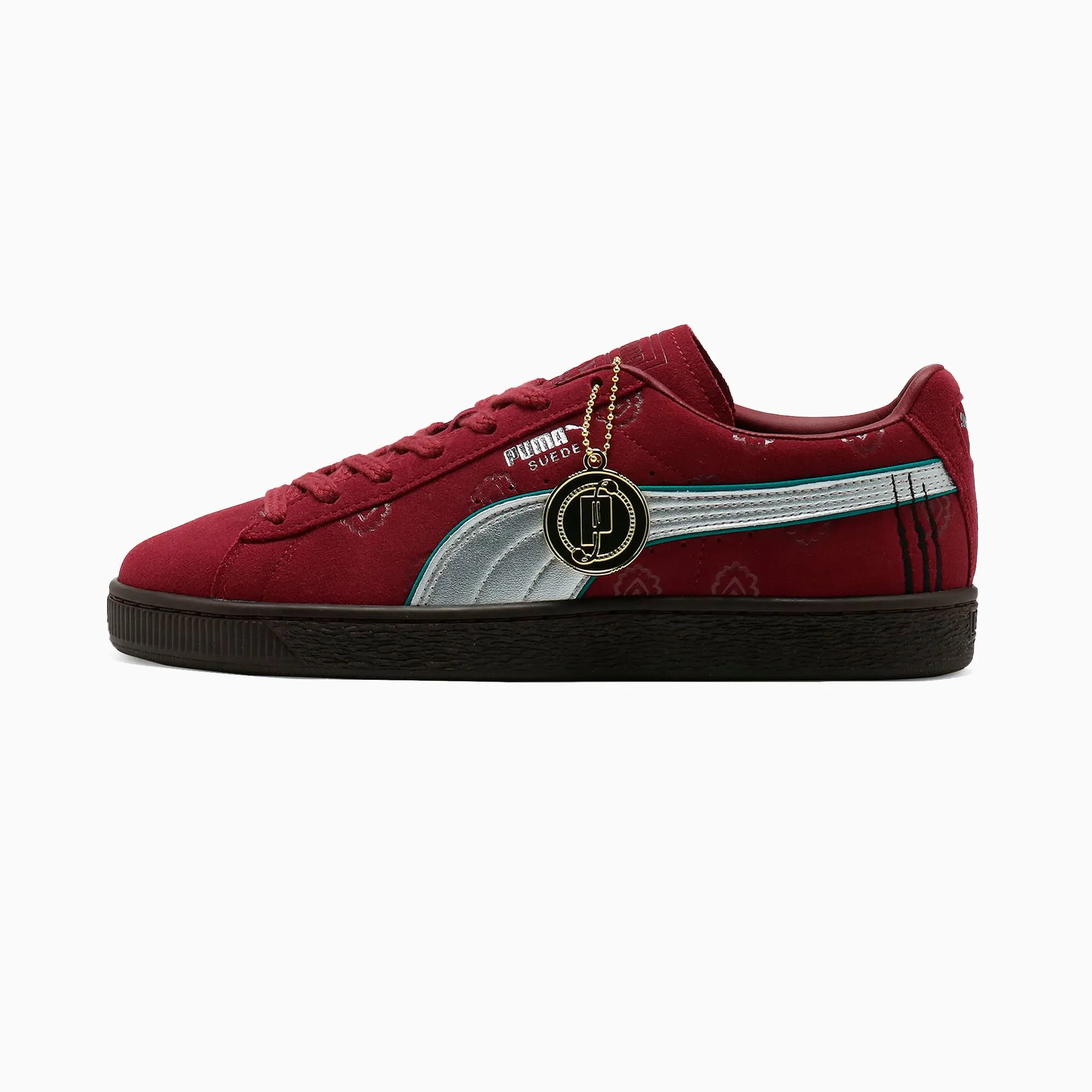 PUMA x One Piece Suede Red-Haired Shanks Sneakers Unisex, Regal Red/Silver