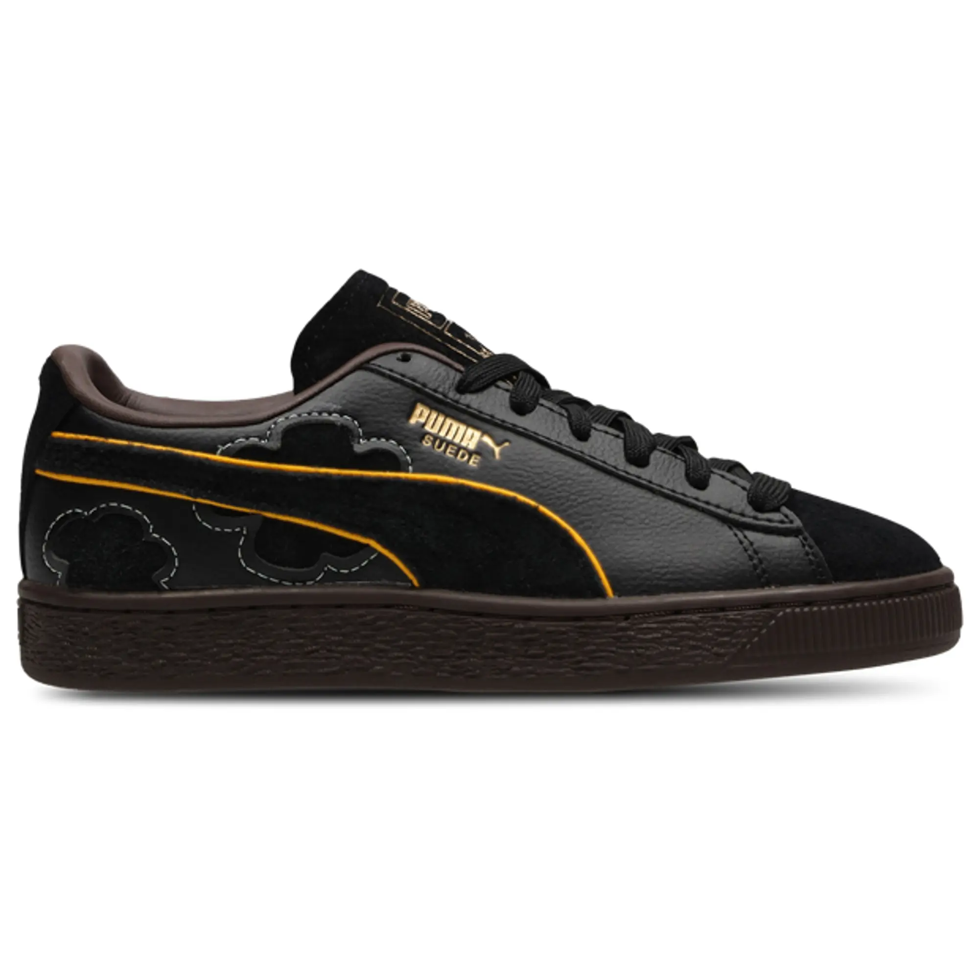 PUMA x One Piece Suede Blackbeard Teech Sneakers Youth, Black/Dark Chocolate