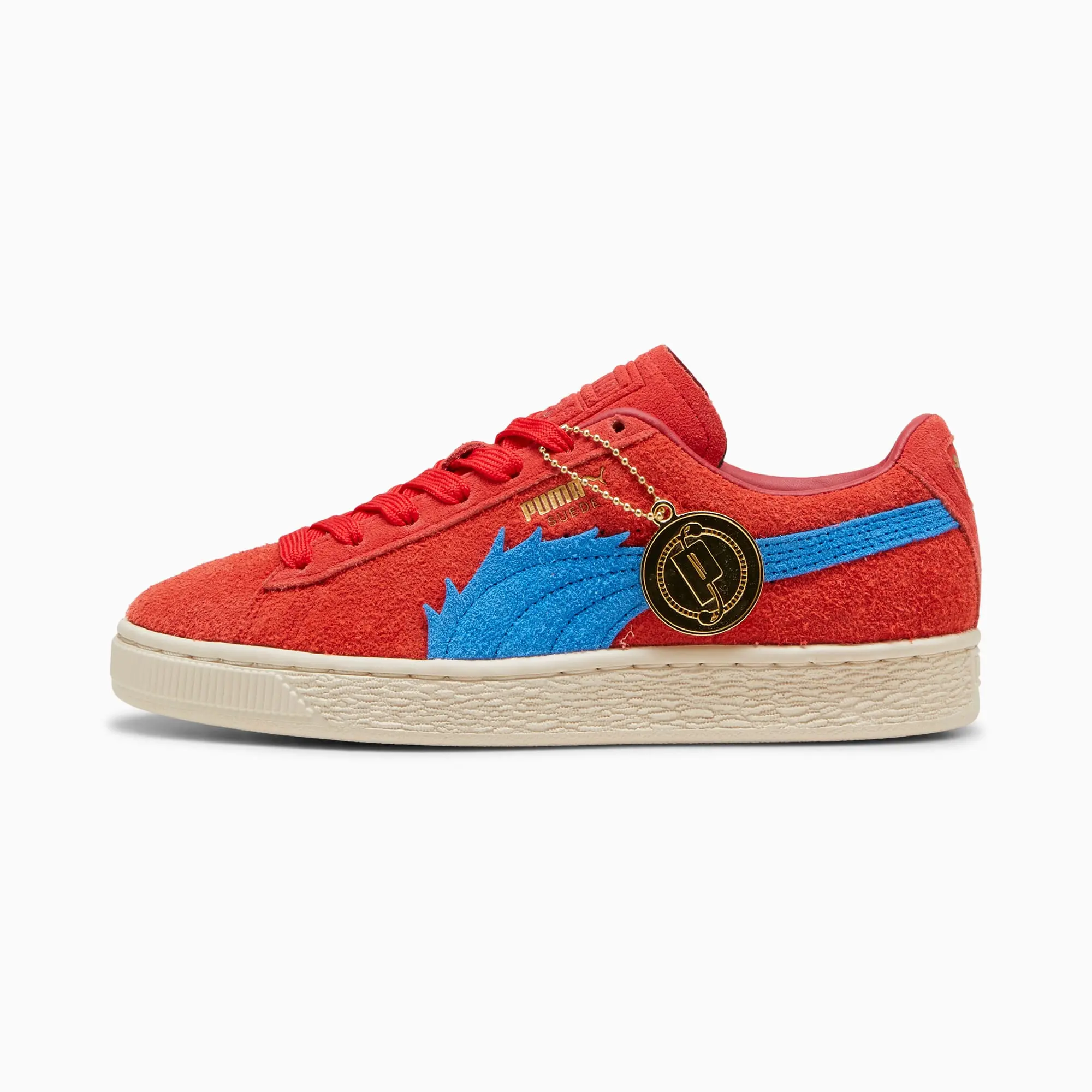 PUMA x One Piece Suede Buggy The Genius Jester Sneakers Unisex, For All Time Red/Ultra Blue