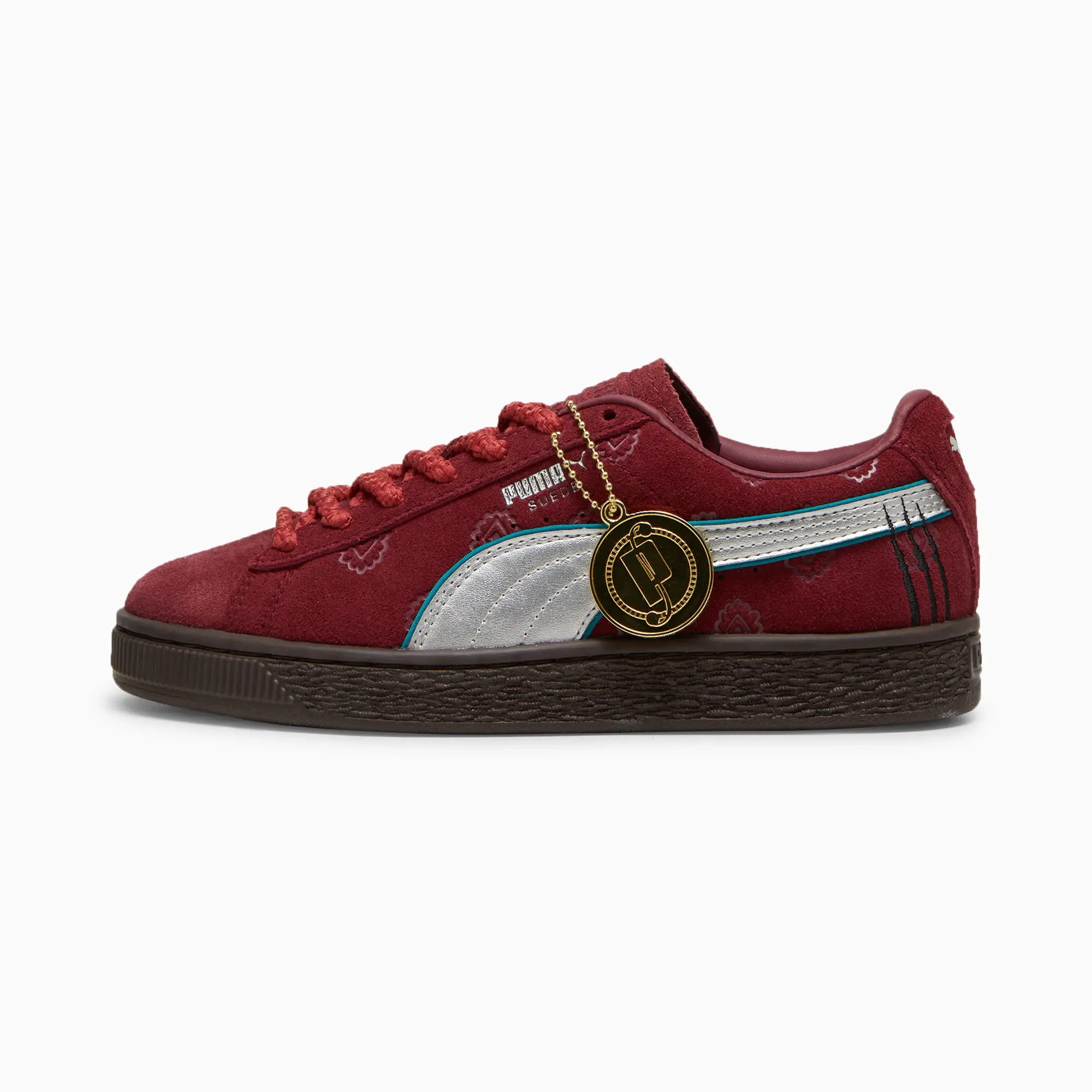 PUMA x One Piece Suede Red-Haired Shanks Sneakers Youth, Regal Red/Silver