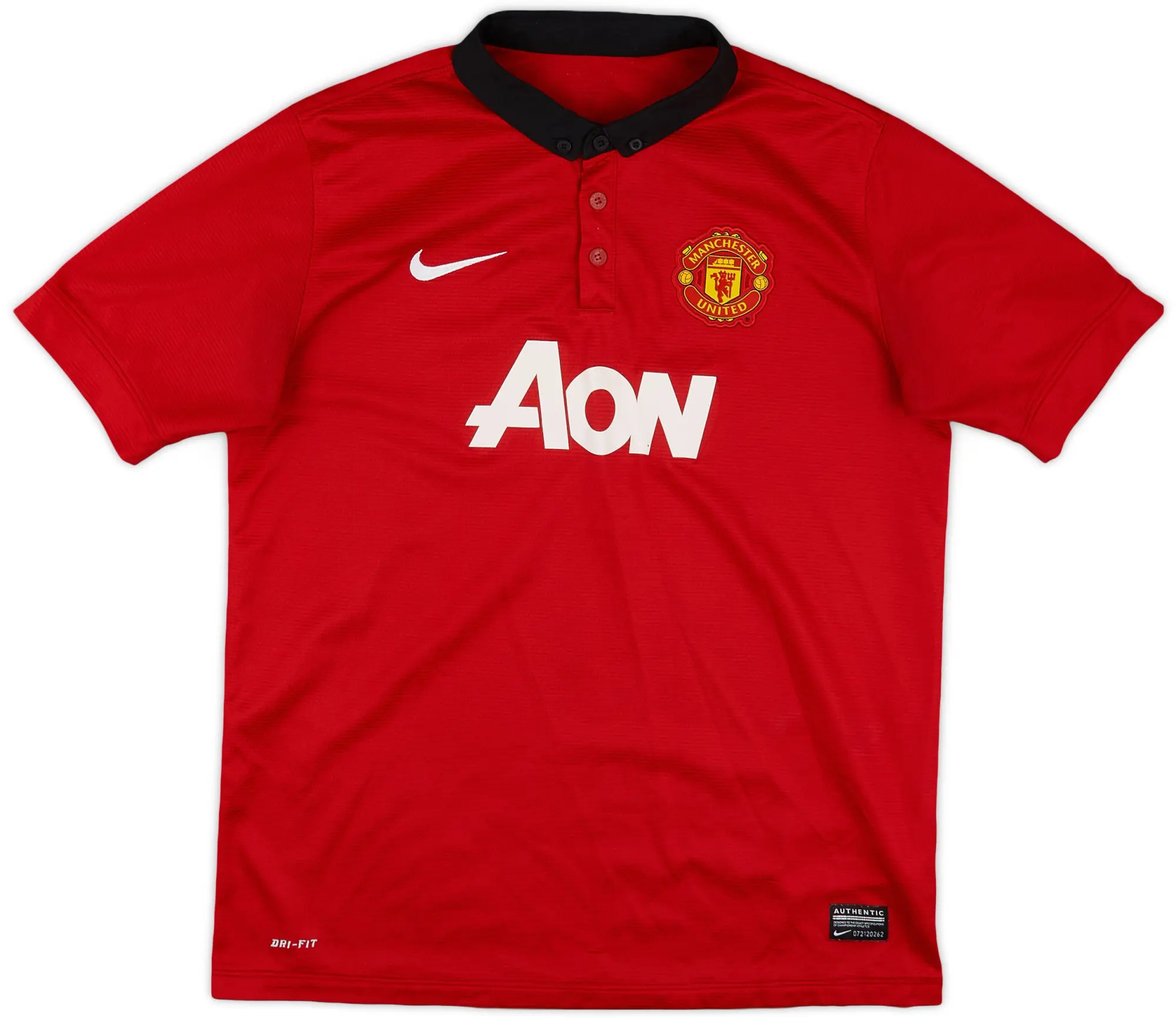 Nike 2013-14 Manchester United Home Shirt - 9/10 - (XL.Boys)