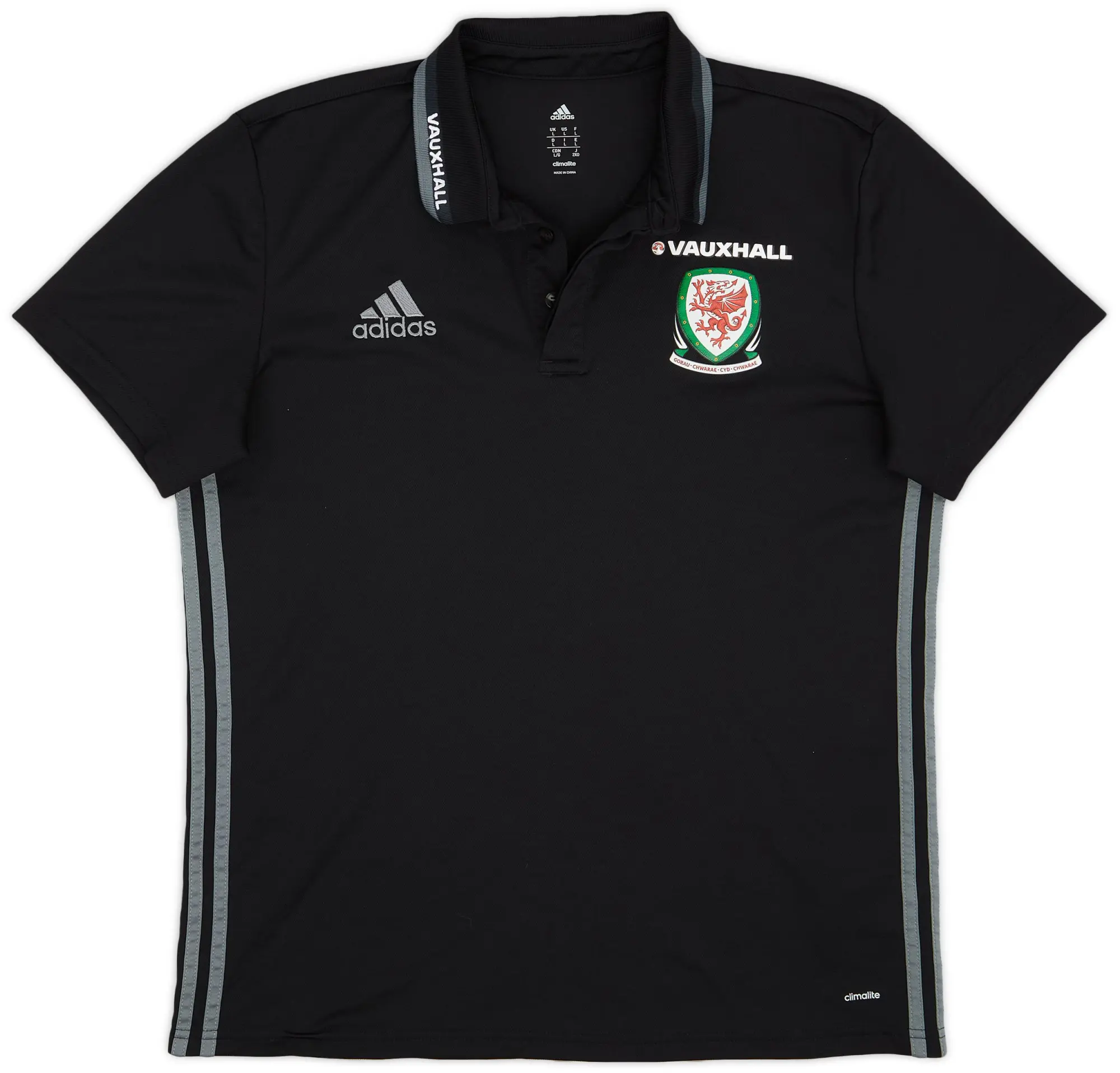 2016-17 Wales adidas Polo Shirt - 9/10 - (L)