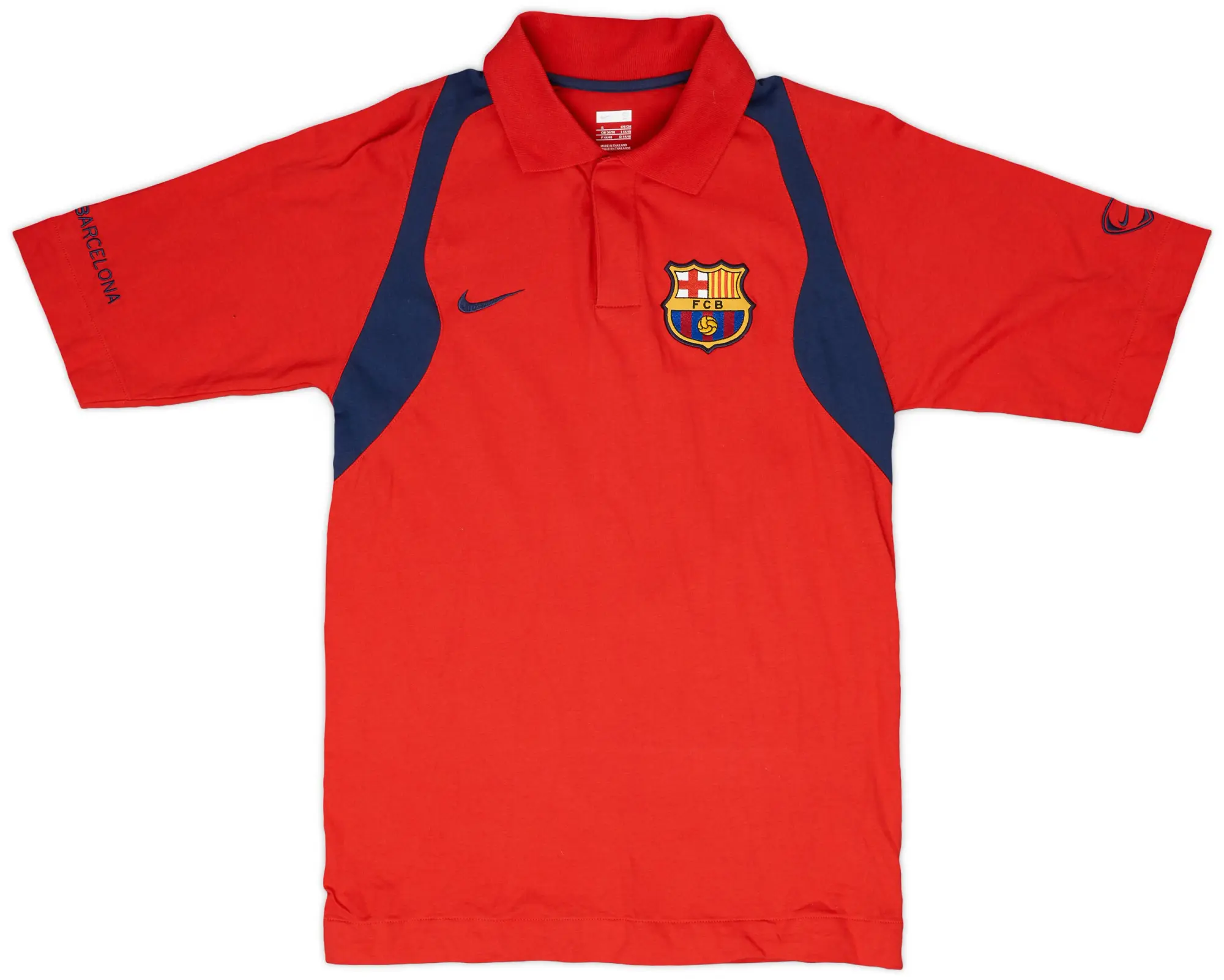 2007-08 Barcelona Nike Polo Shirt - 9/10 - (S)