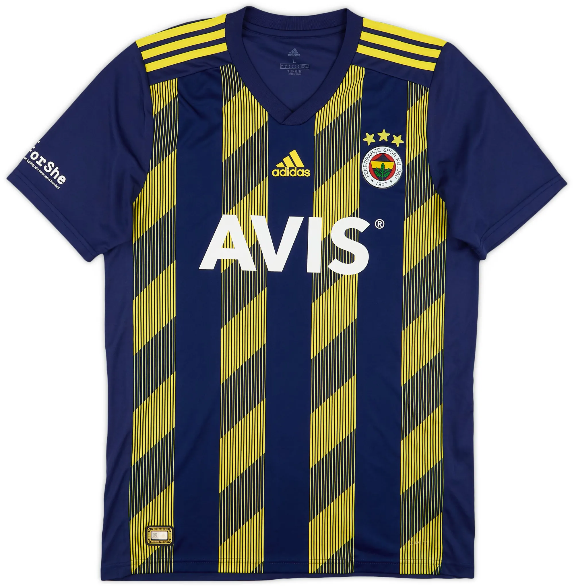 adidas Fenerbahce Mens SS Home Shirt 2018/19