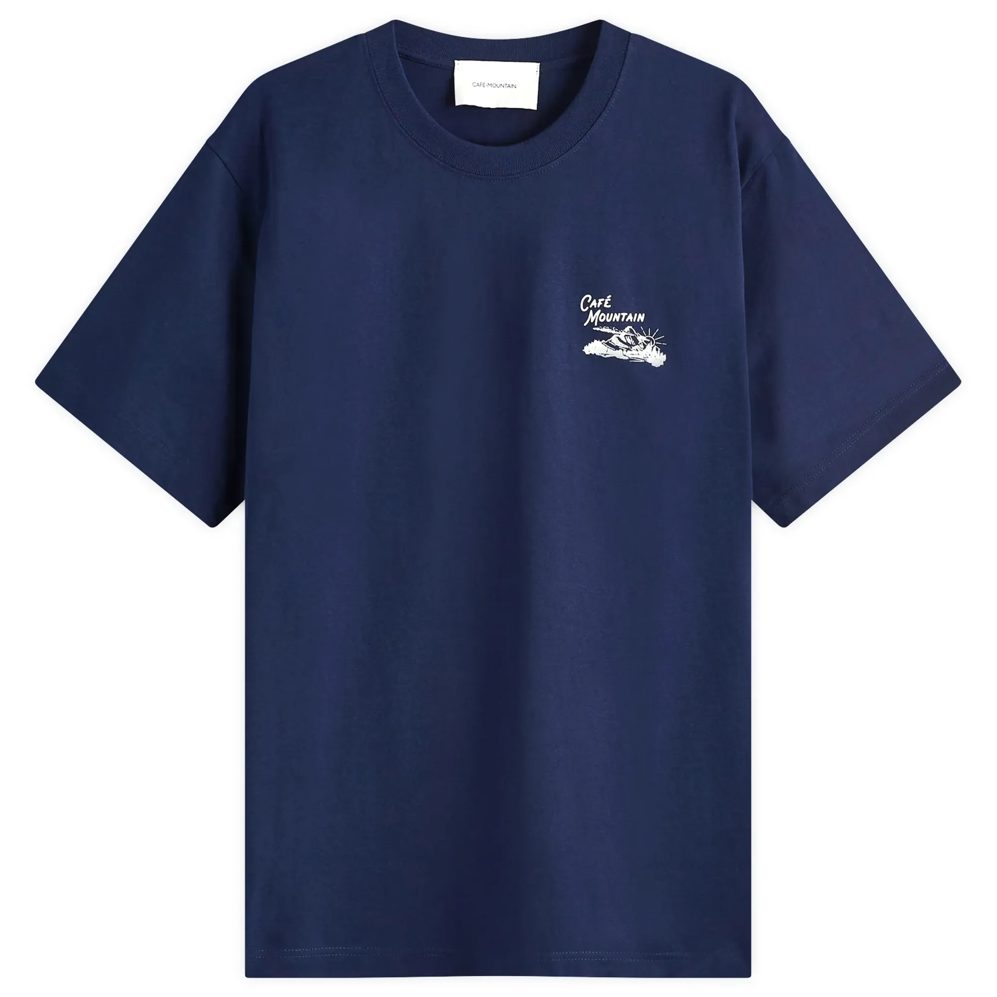 Café Mountain Men's Legacy T-Shirt Navy