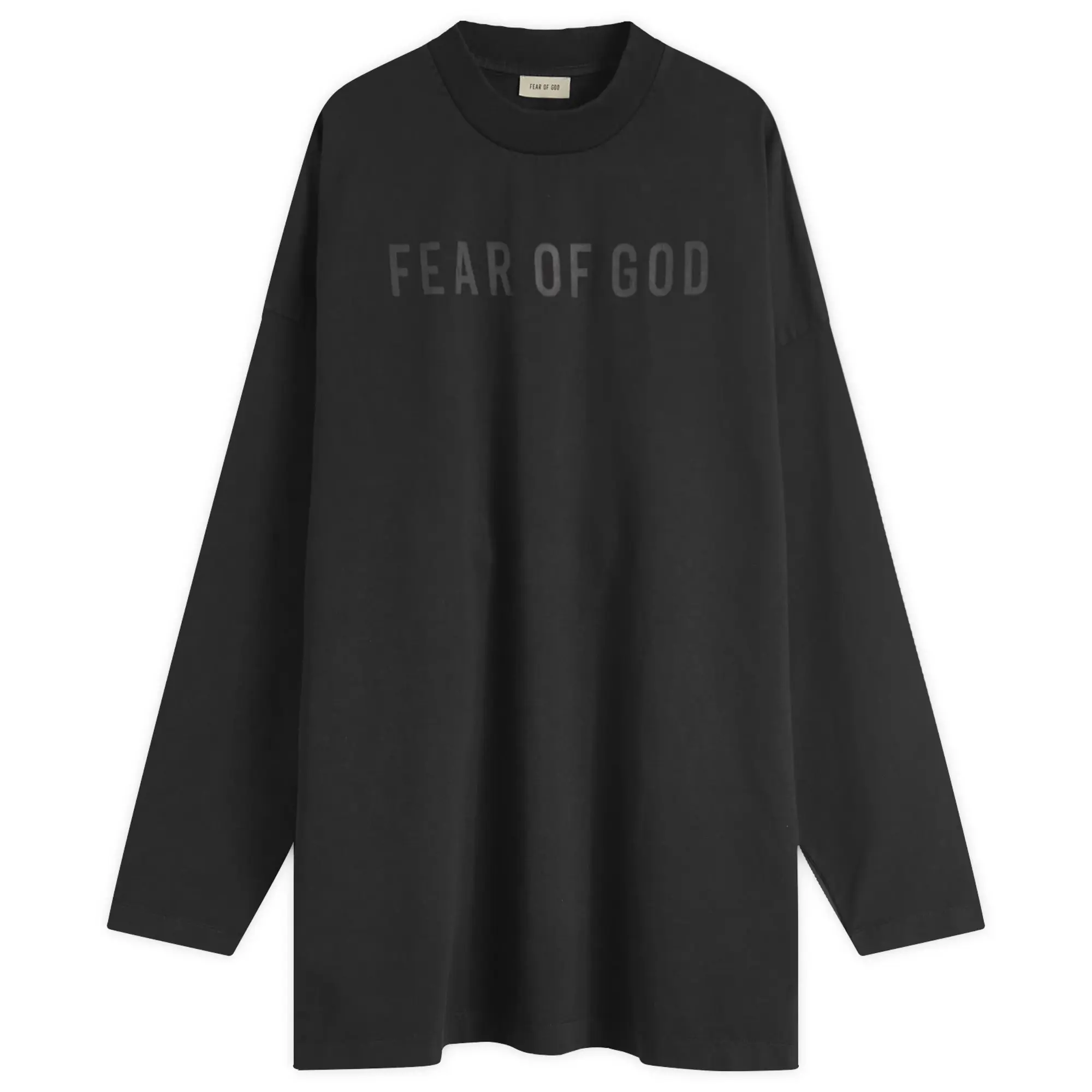 Fear of God Men's Long Sleeve Thunderbird Logo T-Shirt Black