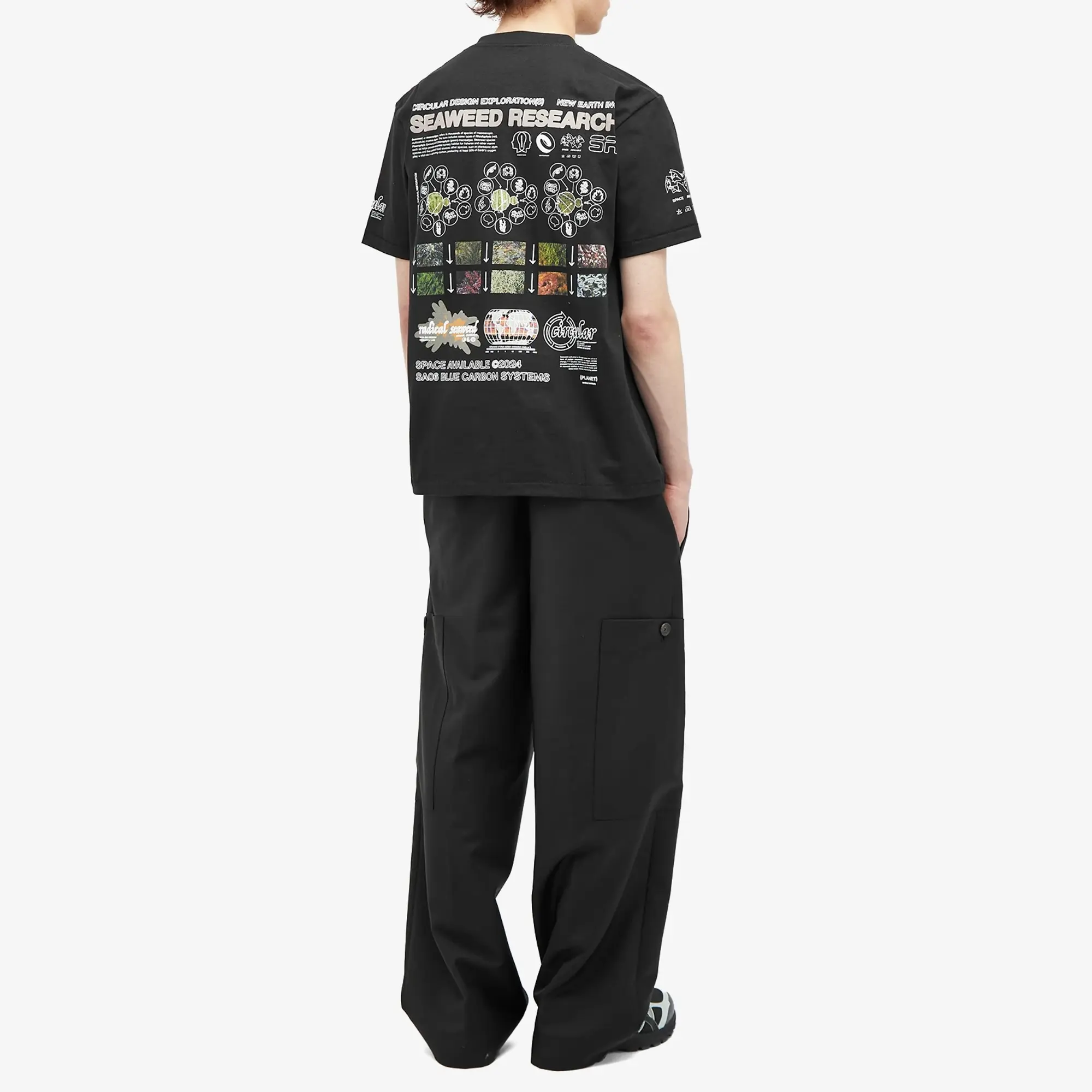 Space Available Men's Seaweed Research T-Shirt Black