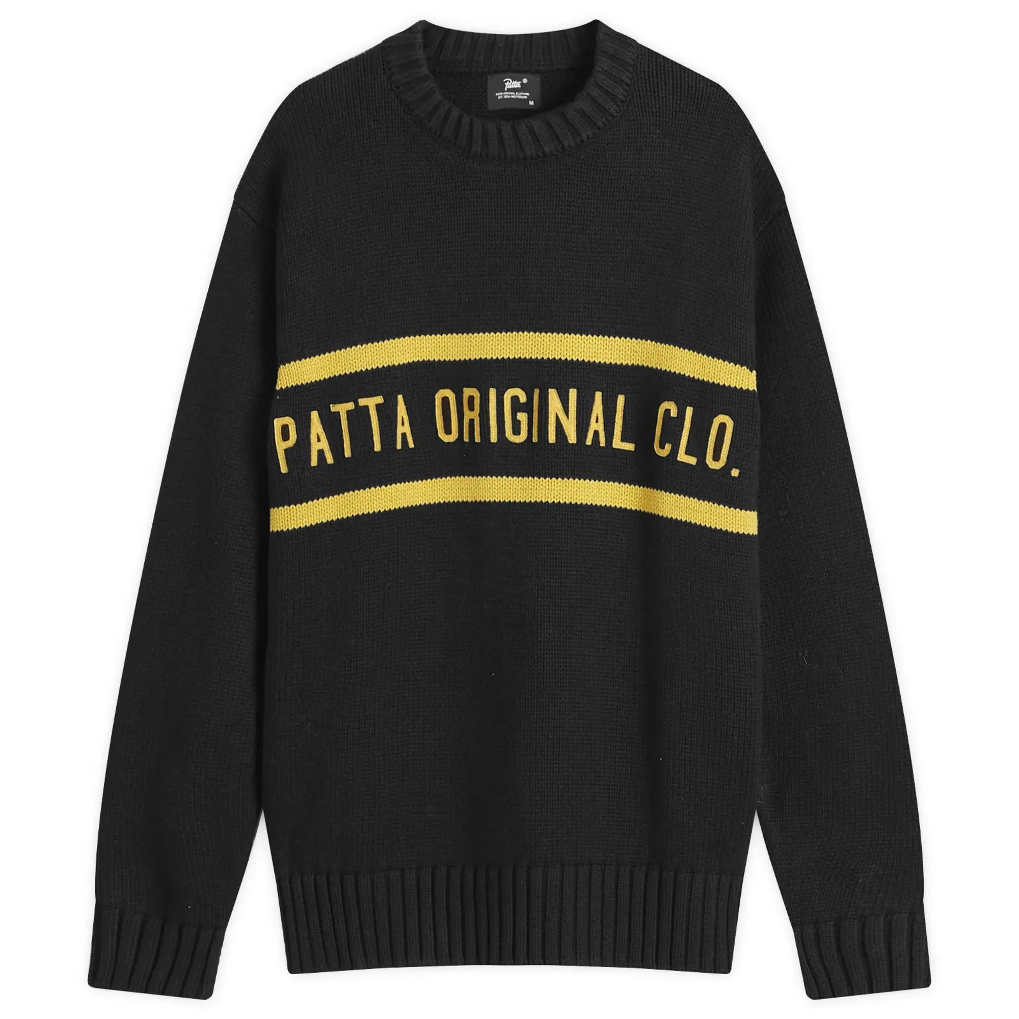 Patta Men's Original Clothing Knitted Jumper Black