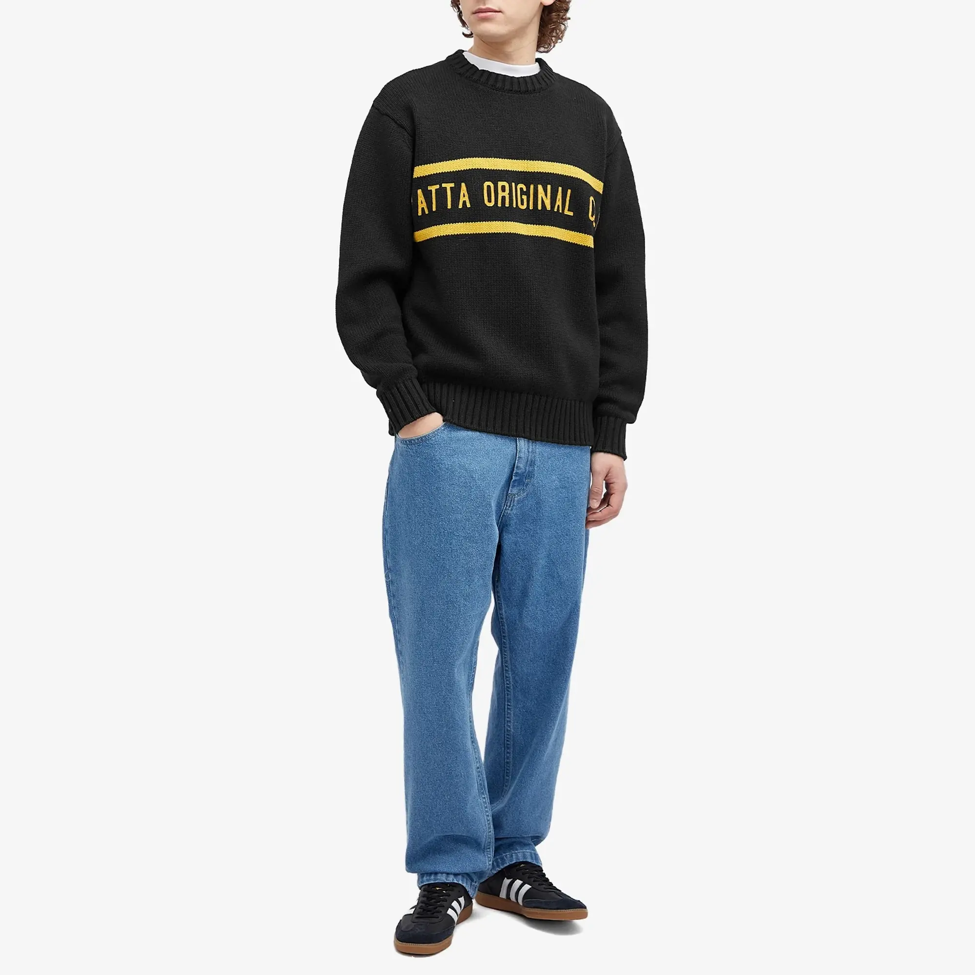 Patta Men's Original Clothing Knitted Jumper Black