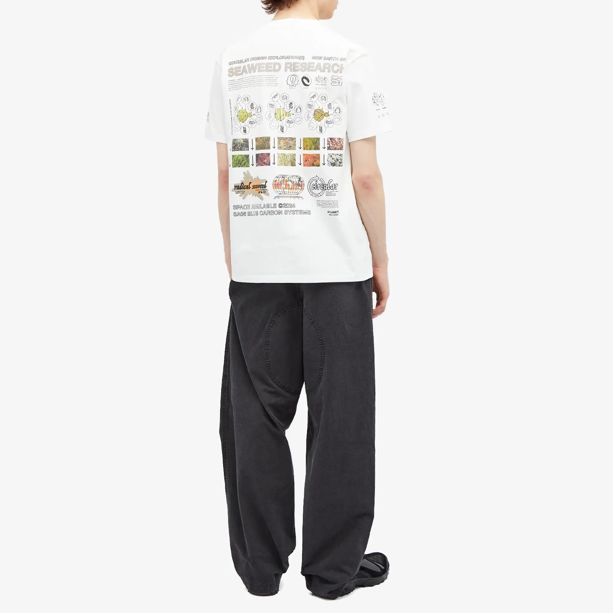 Space Available Men's Seaweed Research T-Shirt Off White