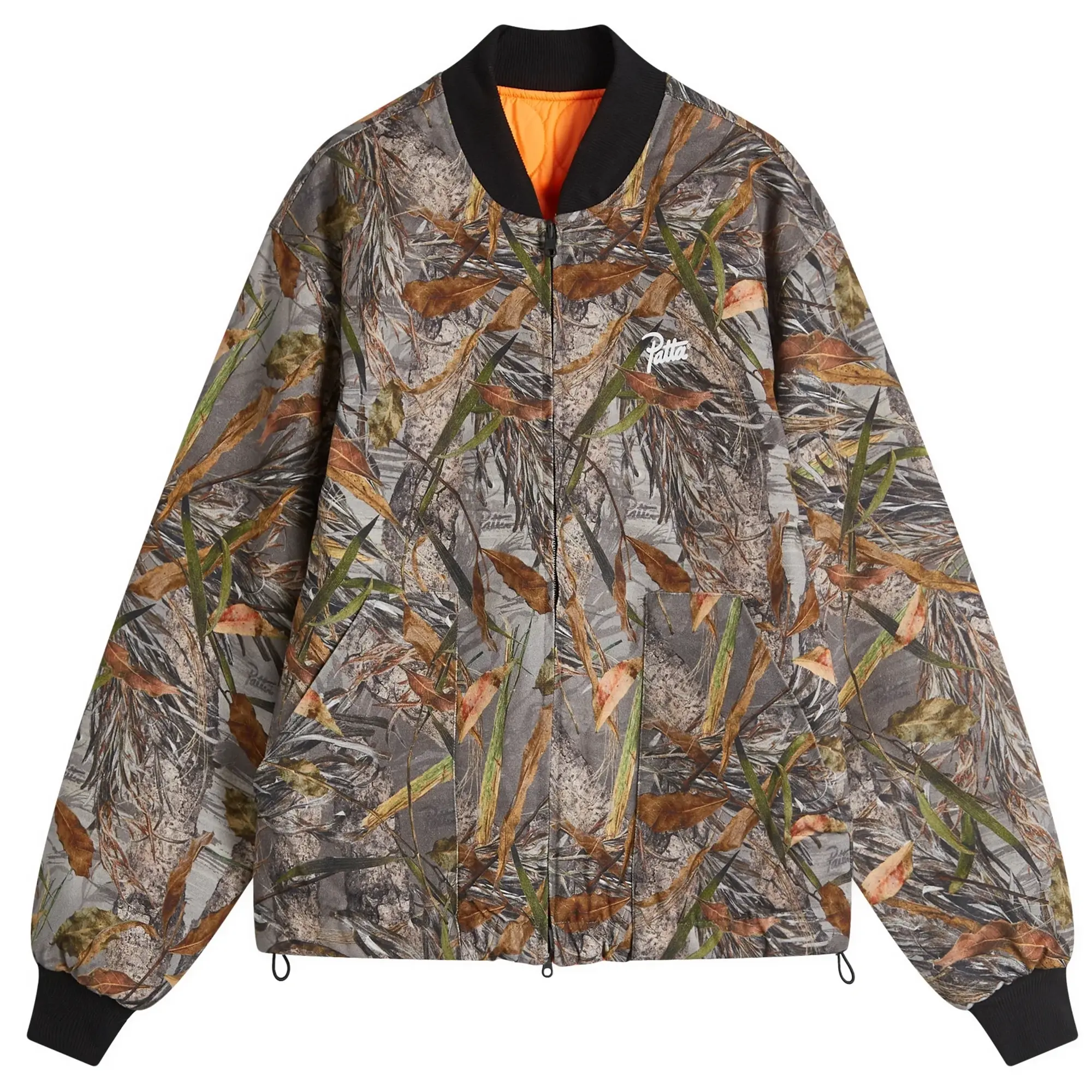 Patta Men's Nature Print Reversible Bomber Jacket