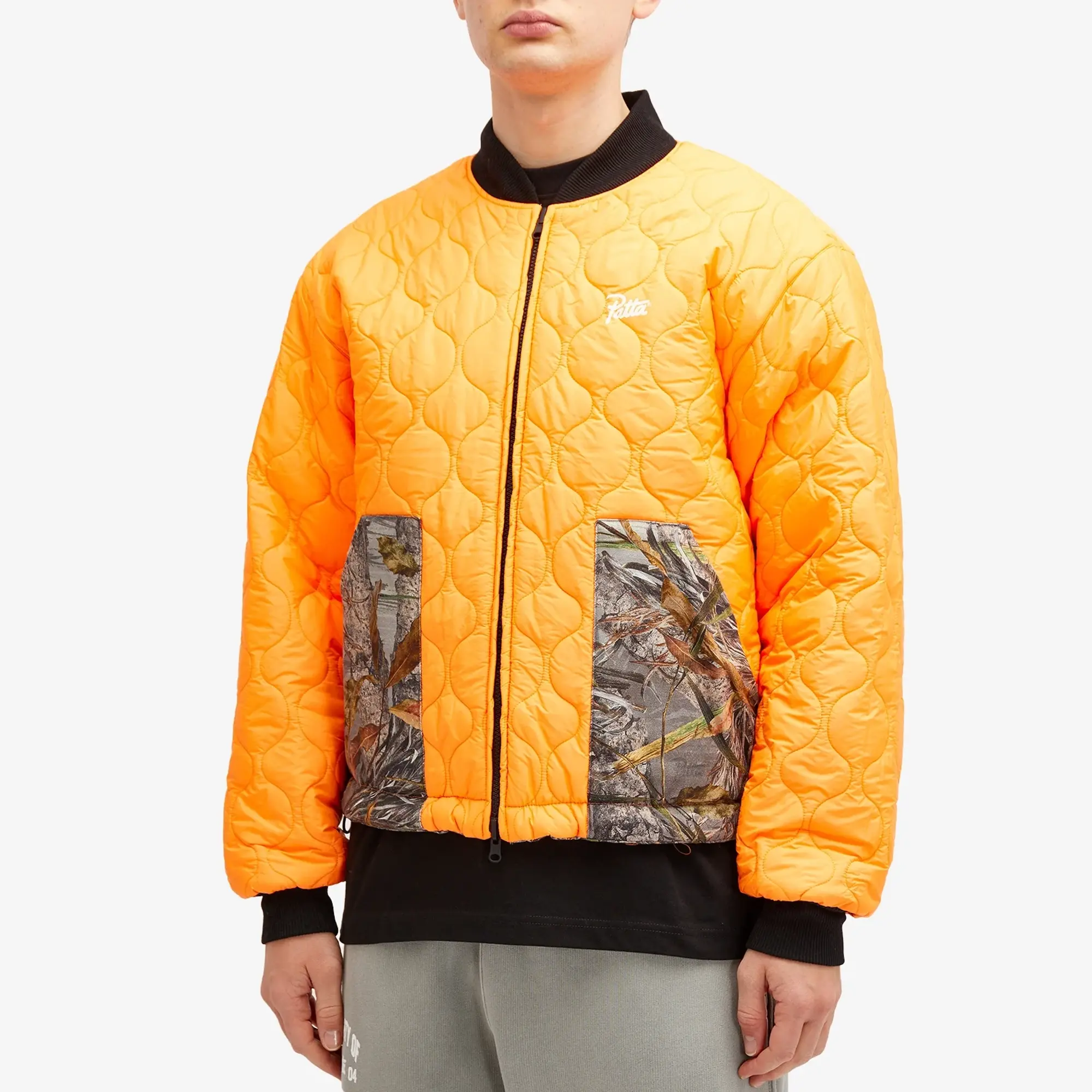 Patta Men's Nature Print Reversible Bomber Jacket