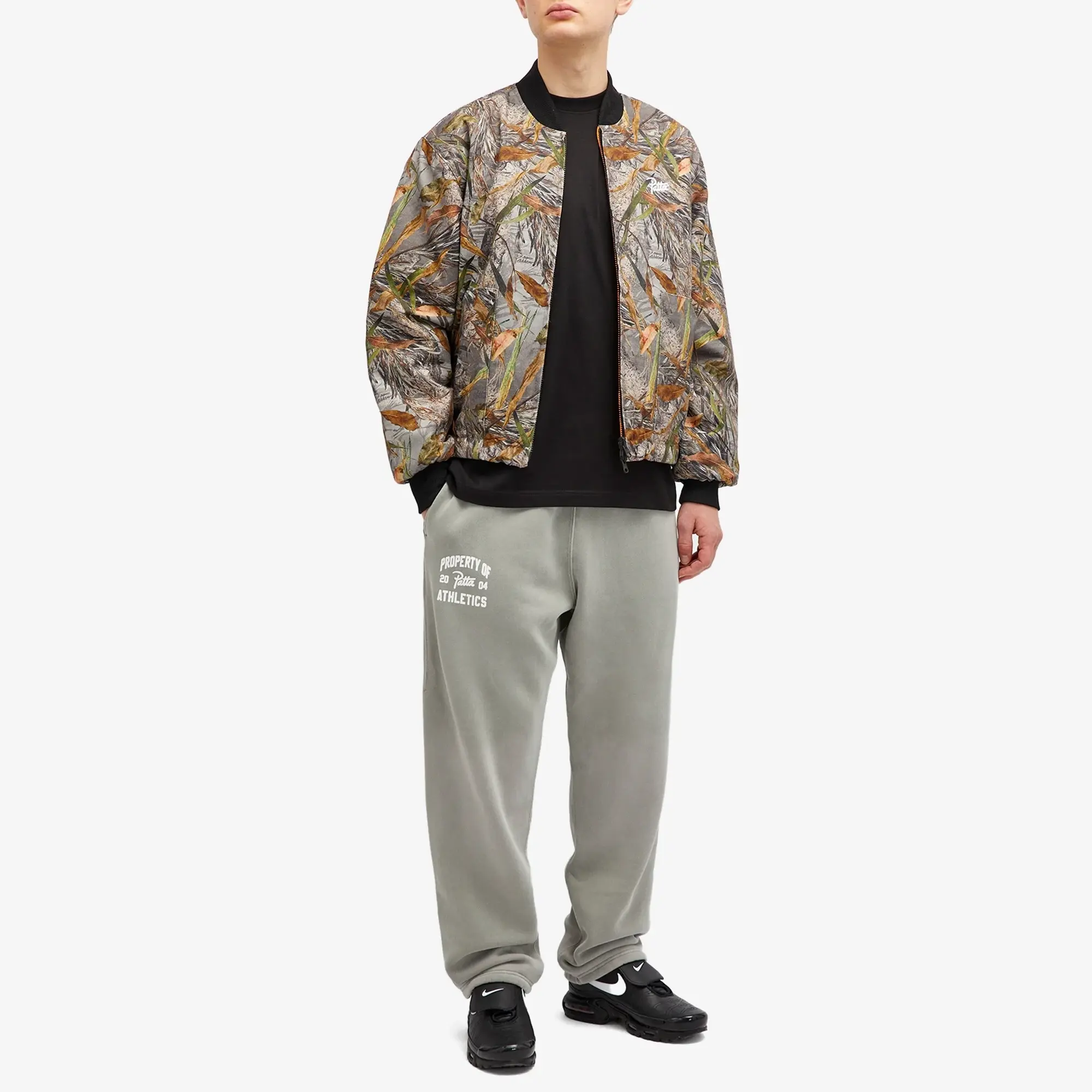 Patta Men's Nature Print Reversible Bomber Jacket